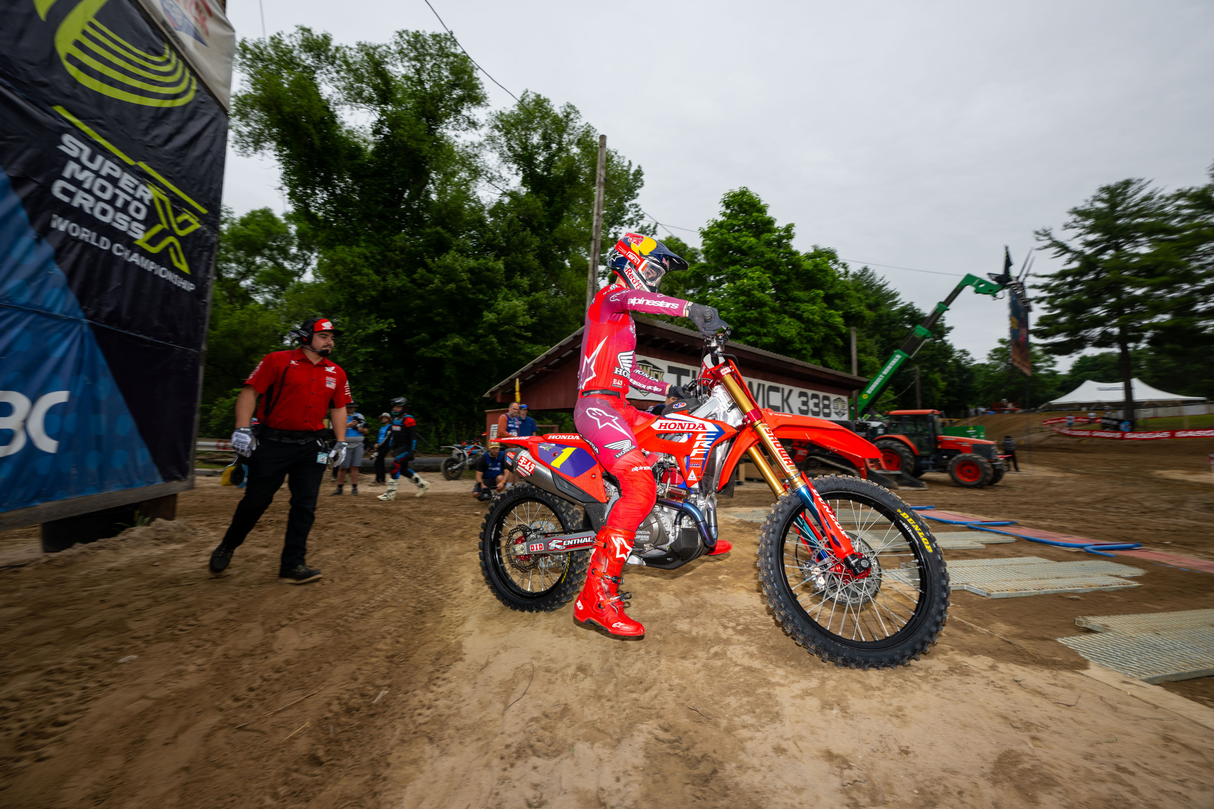 Jett Lawrence is not heading to the starting gate at RedBud.