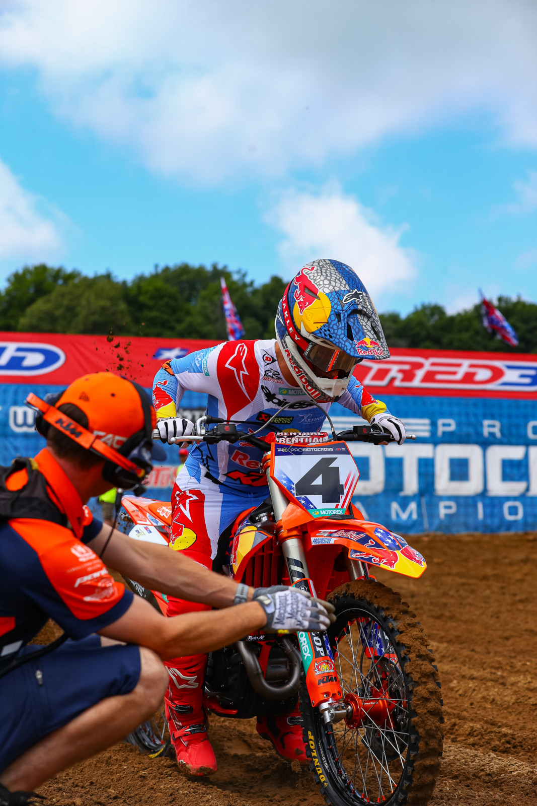 Chase Sexton at Friday's press day.