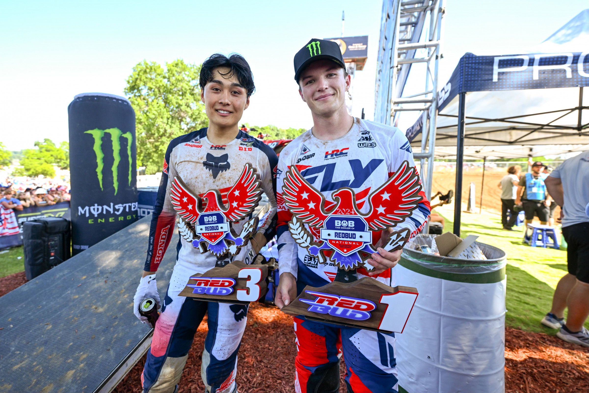 Jo Shimoda and Chance Hymas