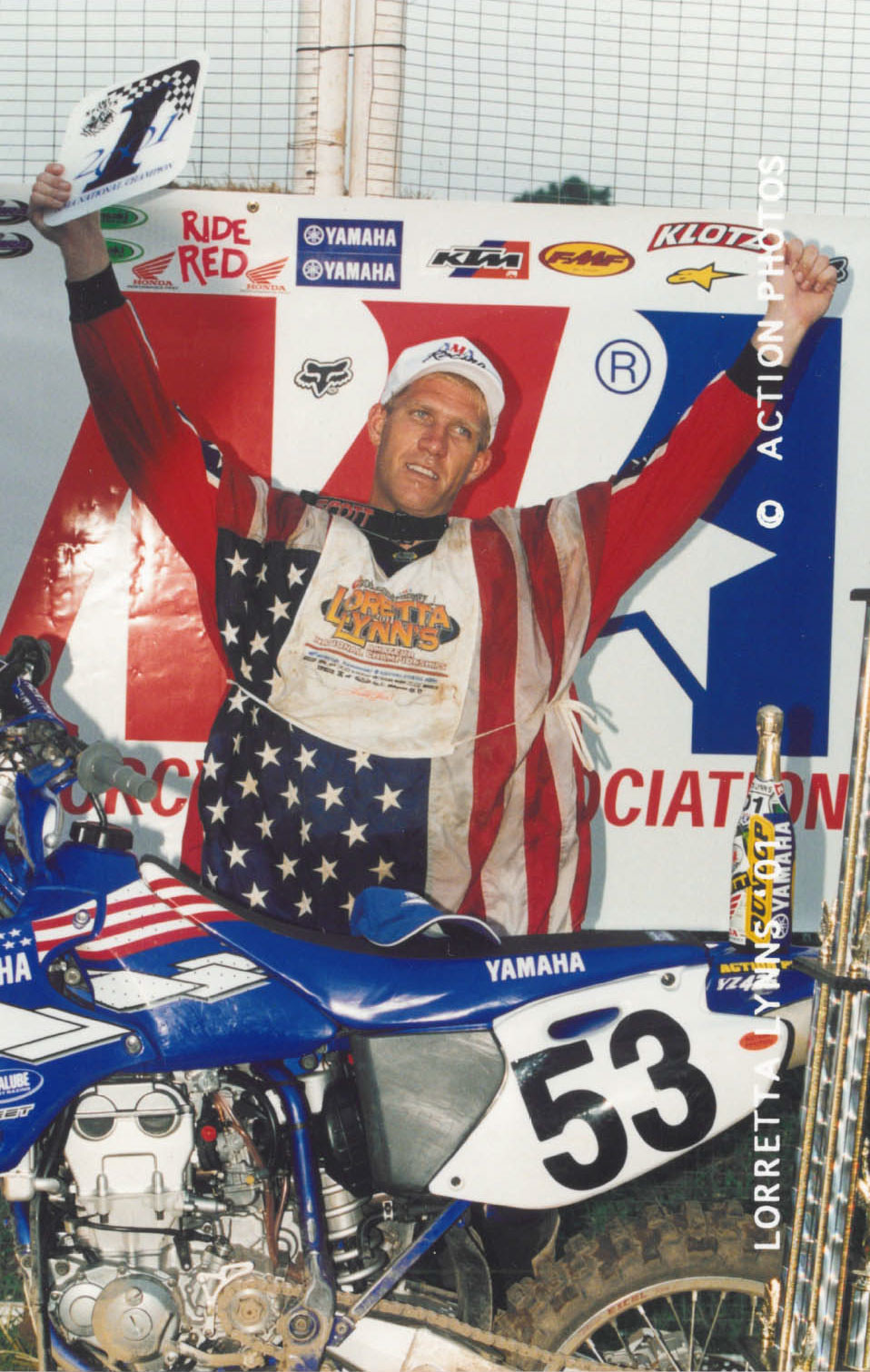 Brian Carroll and his famous American flag jersey.