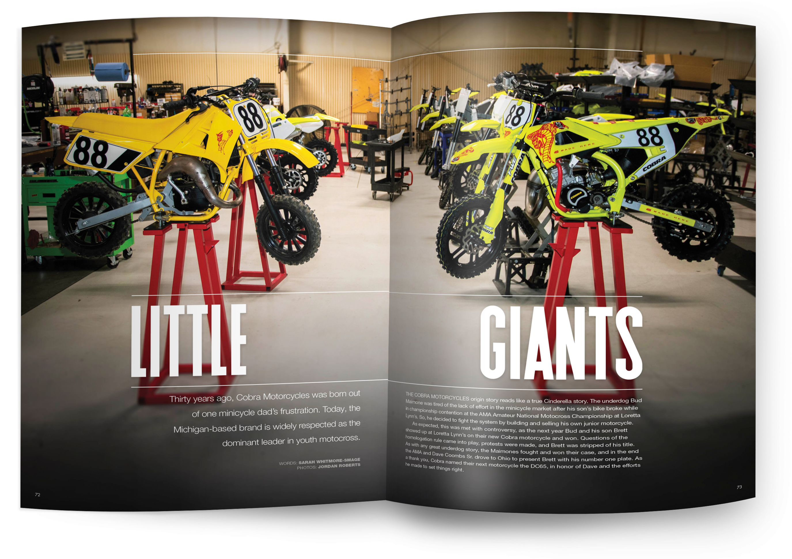 Little Giants in the September 2024 Issue of Racer X Illustrated
