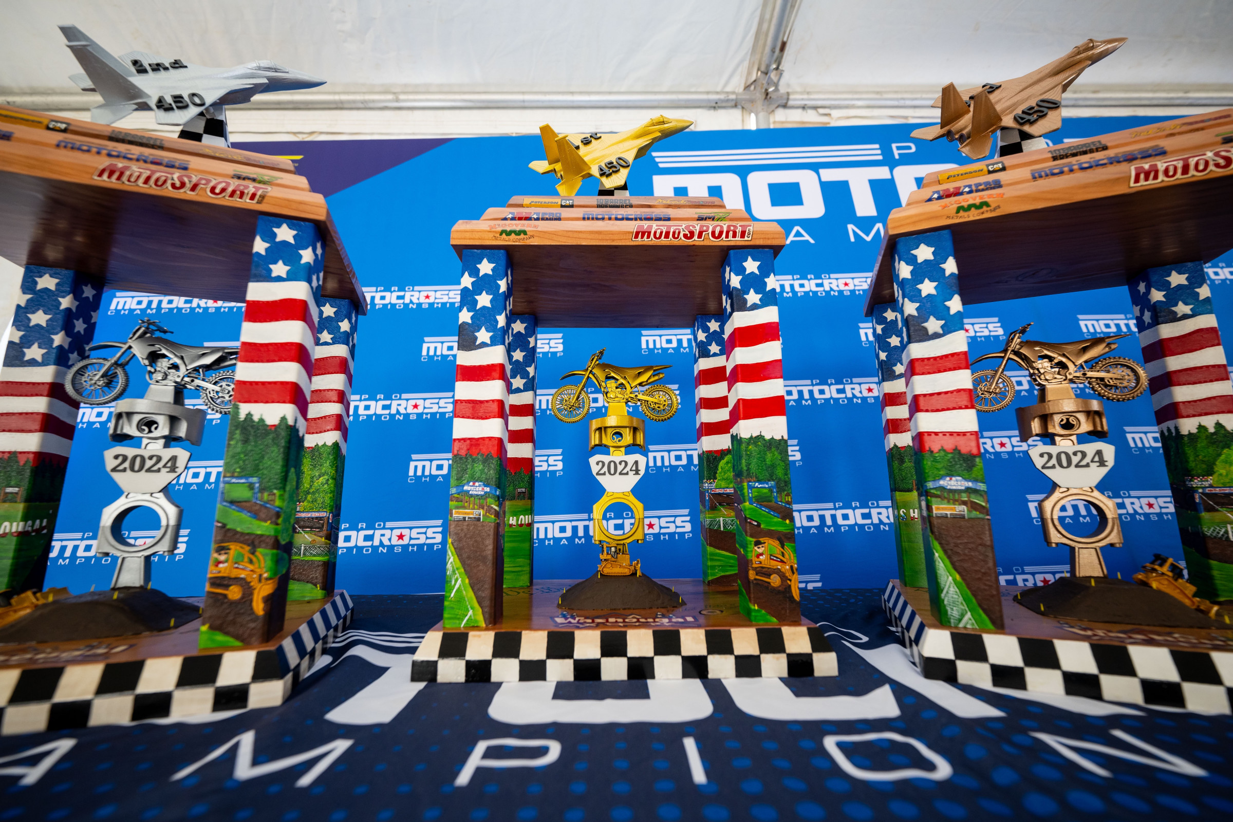 The Washougal trophies.