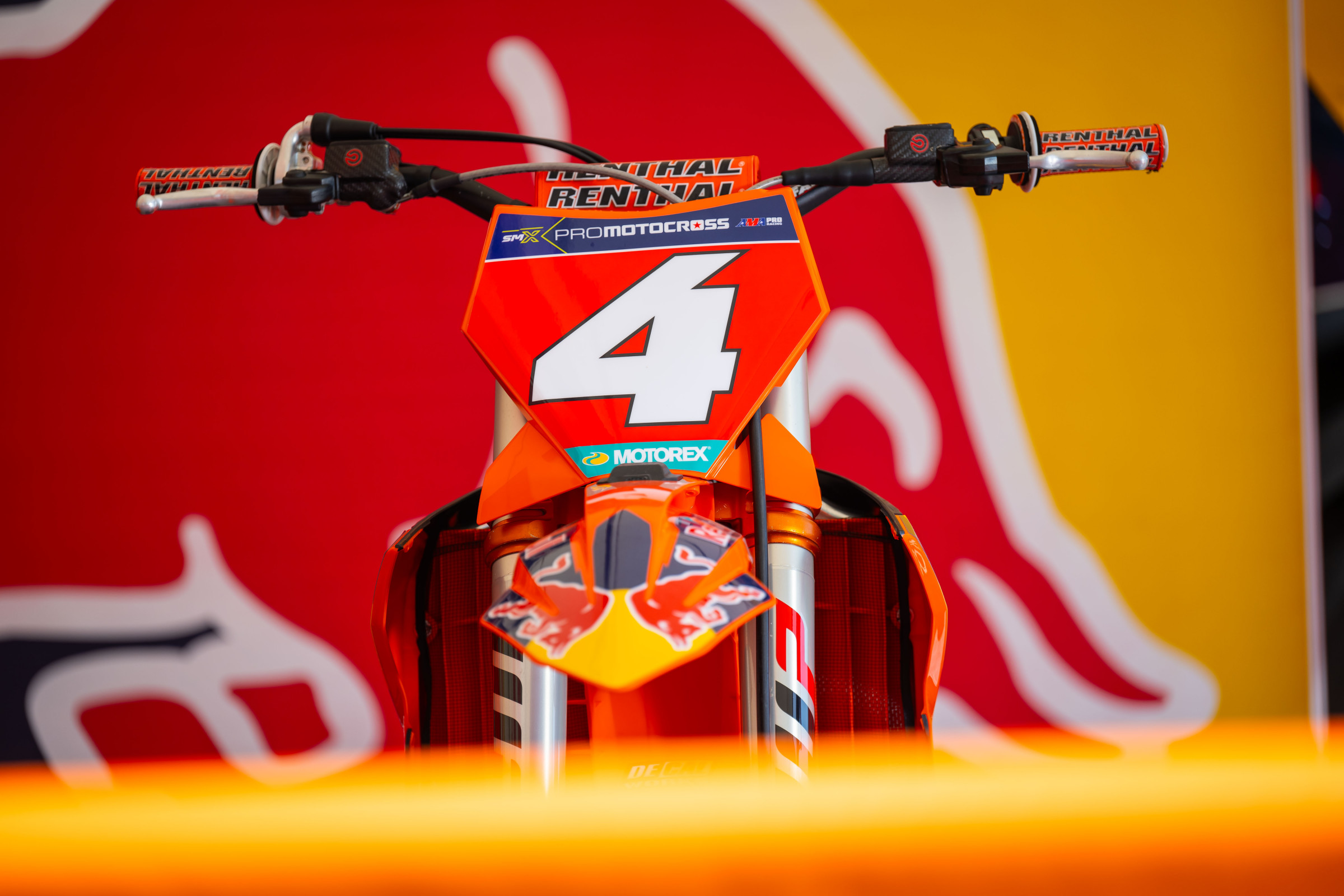 Red plate is still firmly on Chase Sexton's KTM.