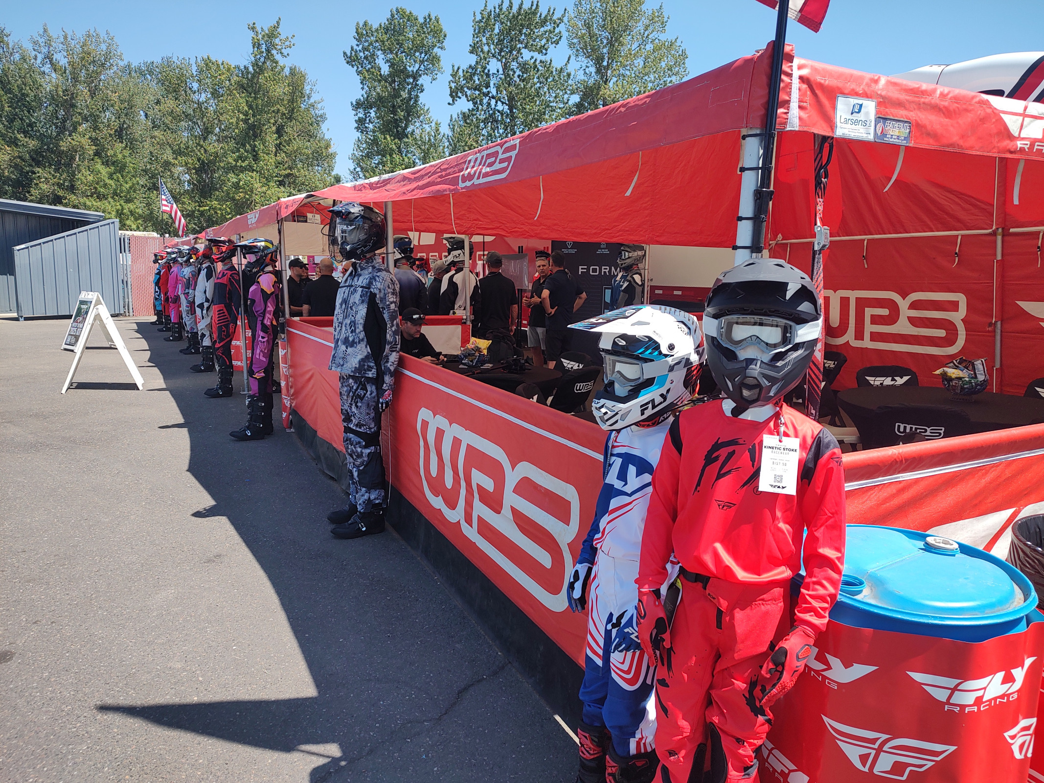 Fly Racing's gear launch last night.