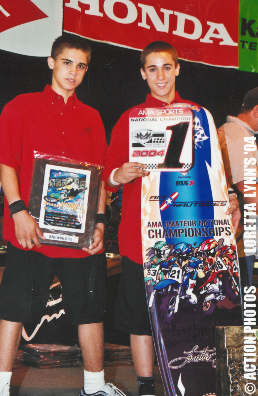 Jeff and Mike Alessi in 2004.