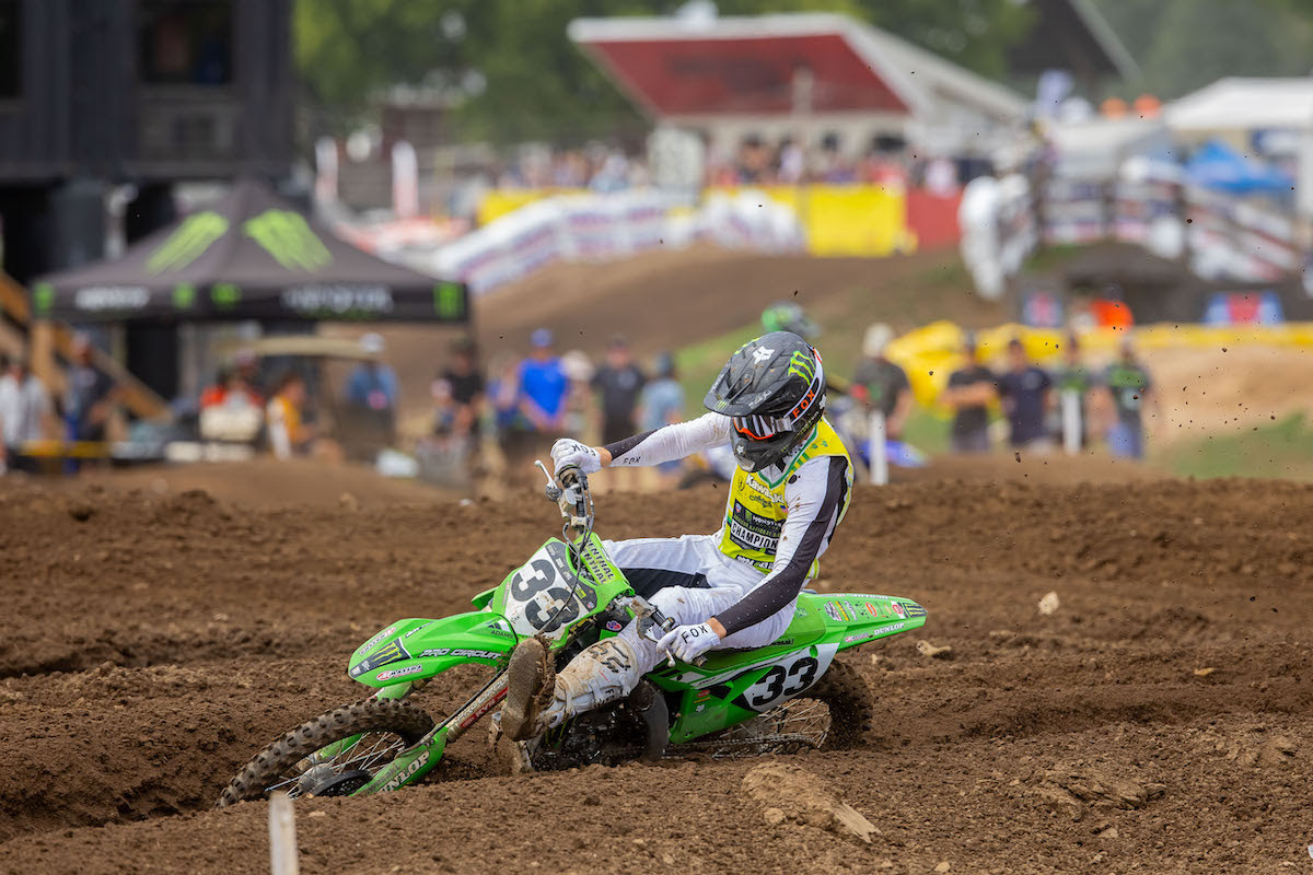 Drew Adams remained in dominant form with the Moto 2 win in Open Pro Sport.