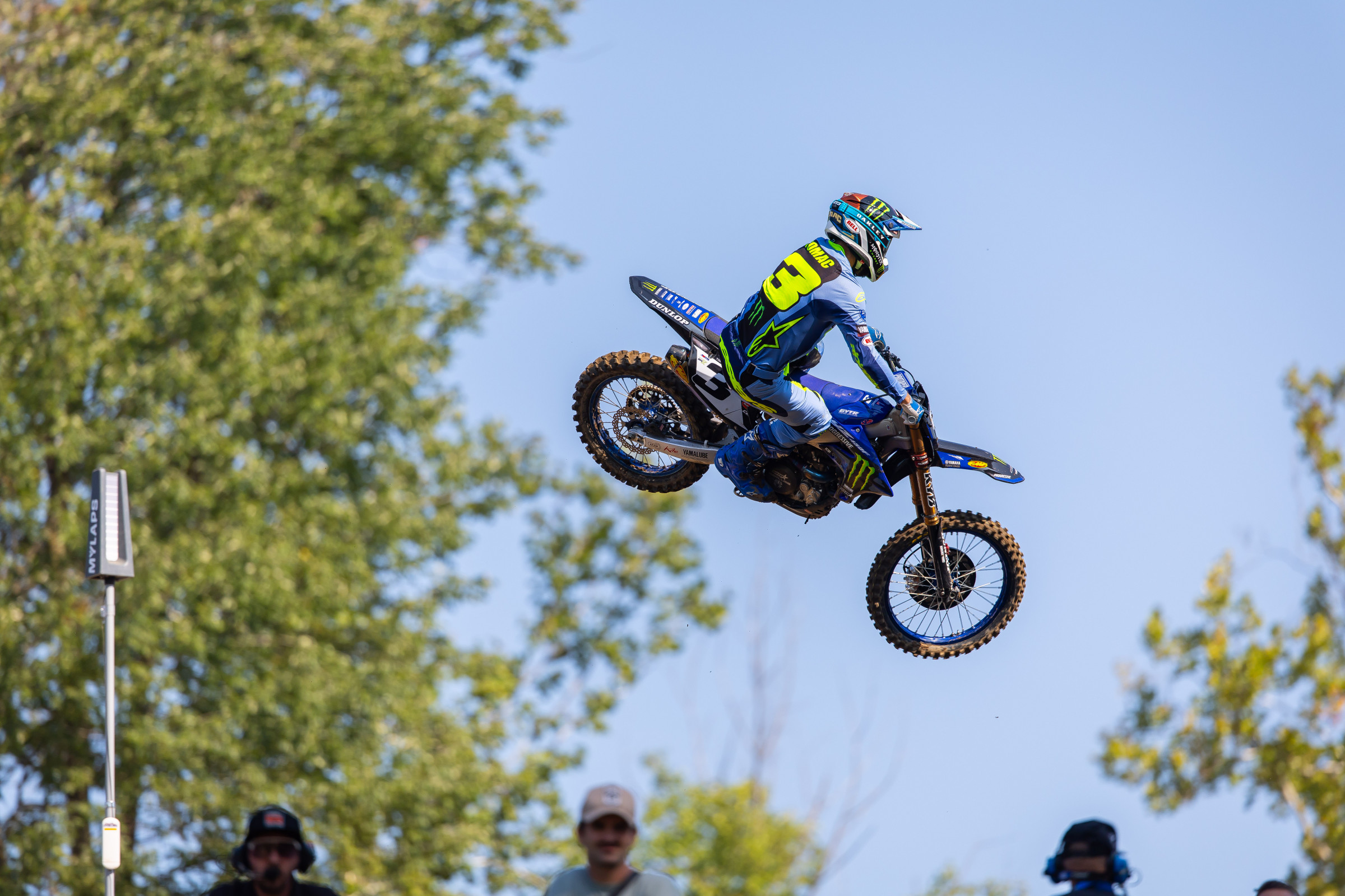 Tomac earned a podium in just his second national of the summer.