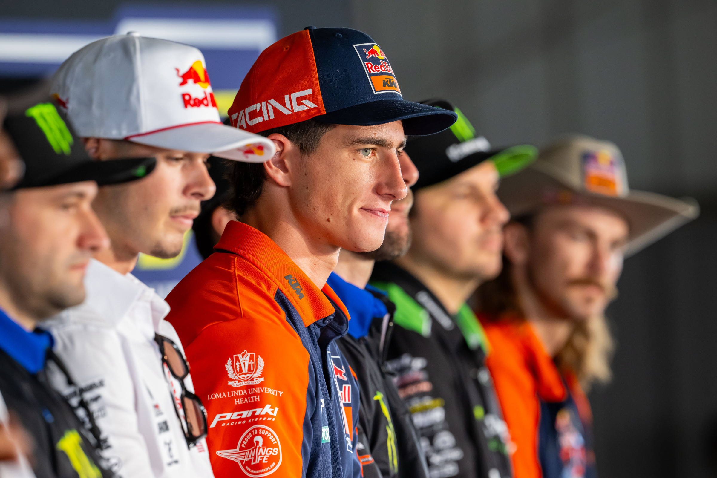 Chase Sexton at Friday's pre-race press conference.