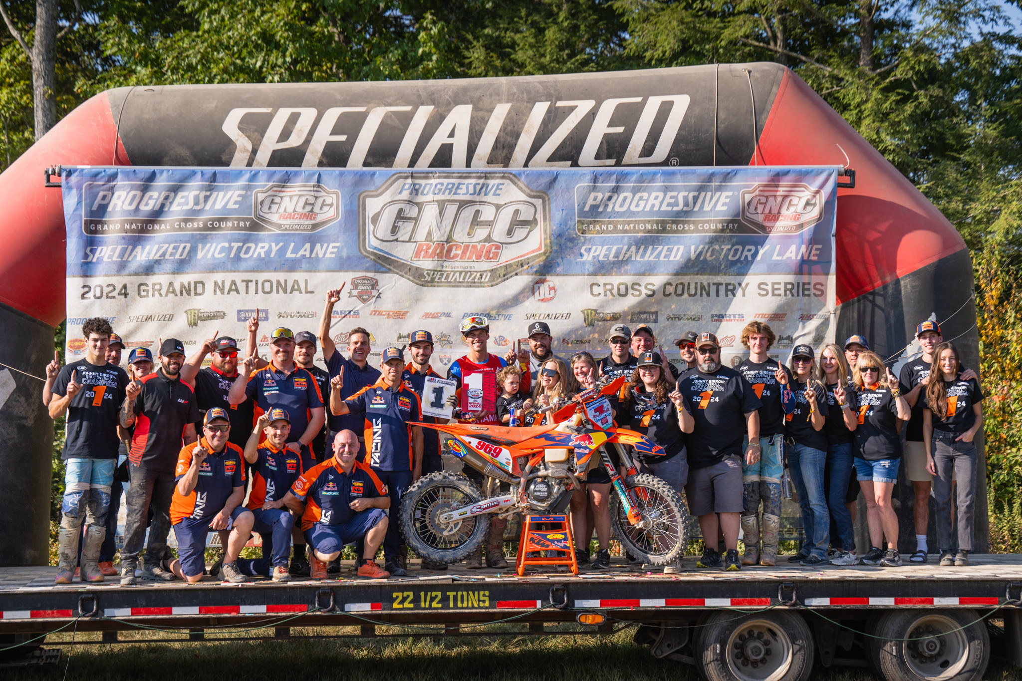 Jonathan Girroir and the FMF KTM Factory Racing team.