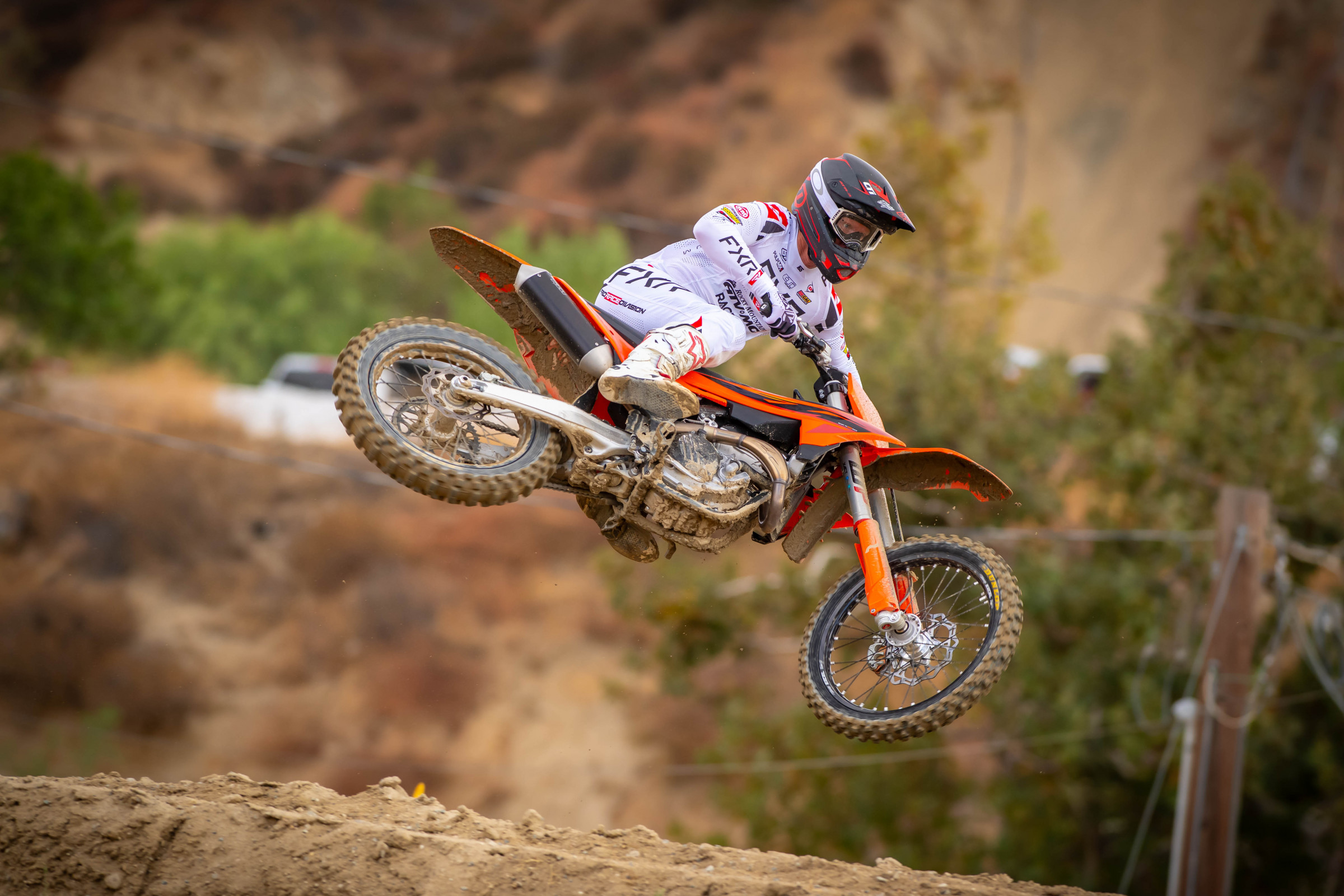 Kris Keefer on the 2025 KTM 350 SX-F.