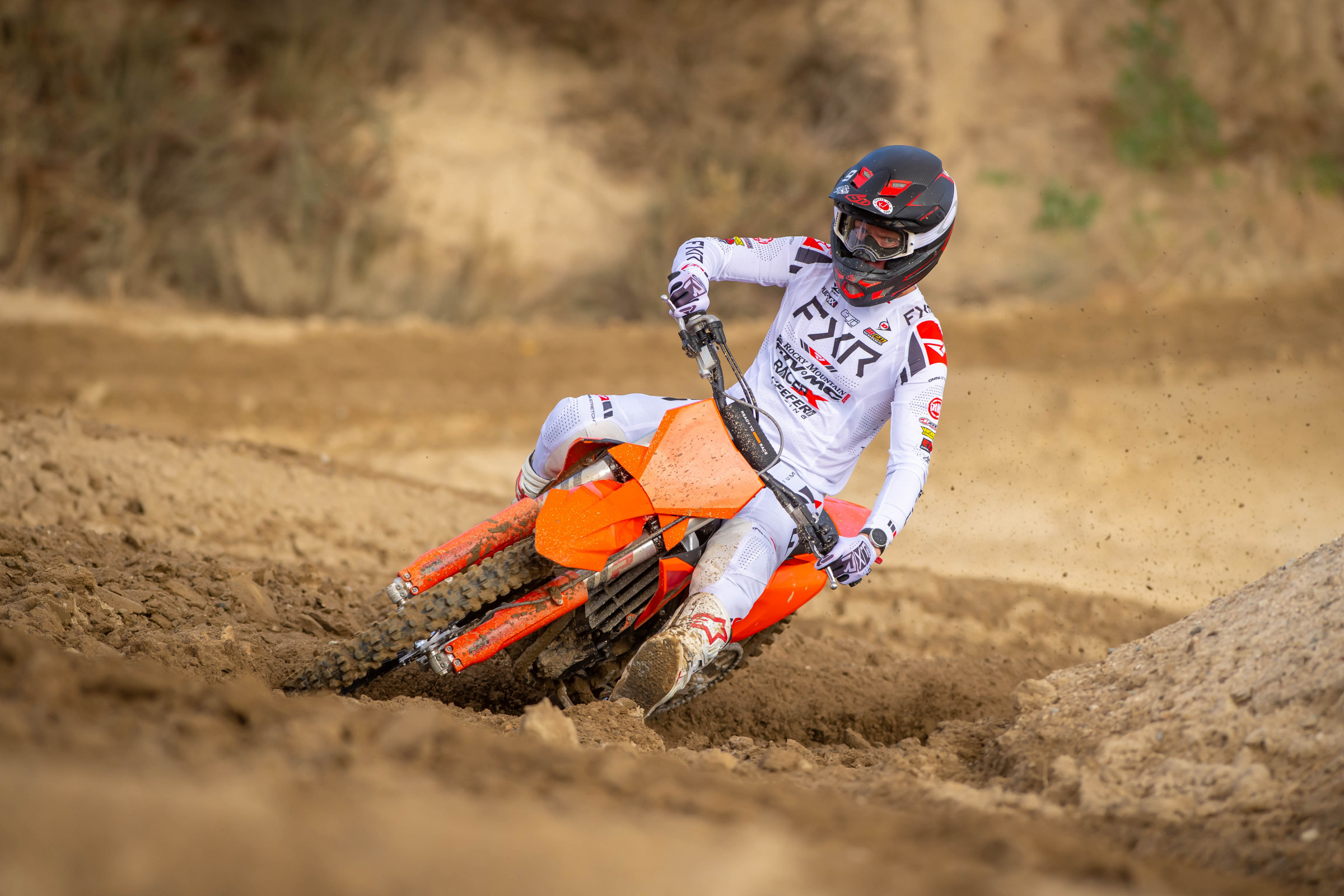 Kris Keefer on the 2025 KTM 350 SX-F.