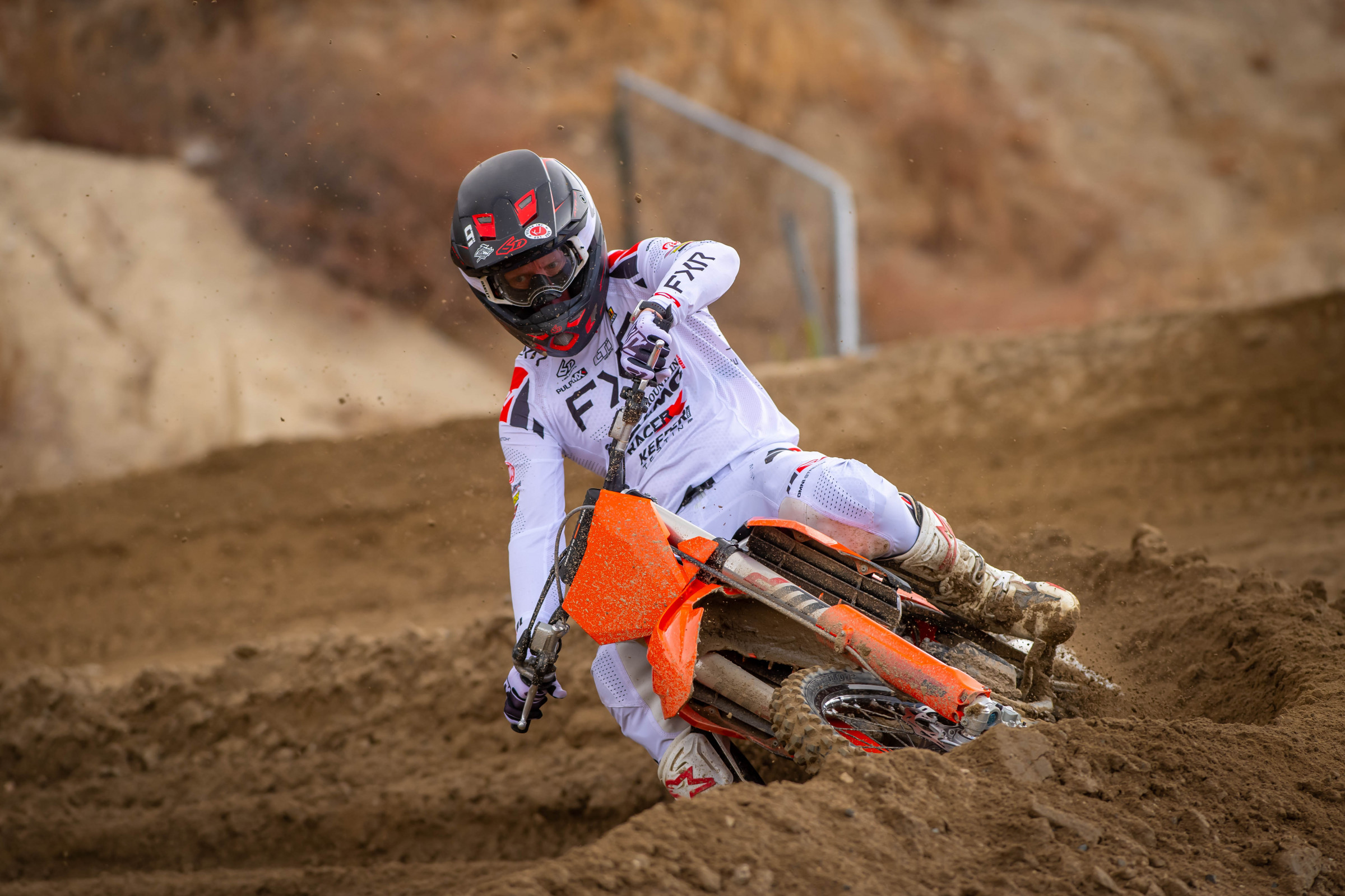 Kris Keefer on the 2025 KTM 350 SX-F.