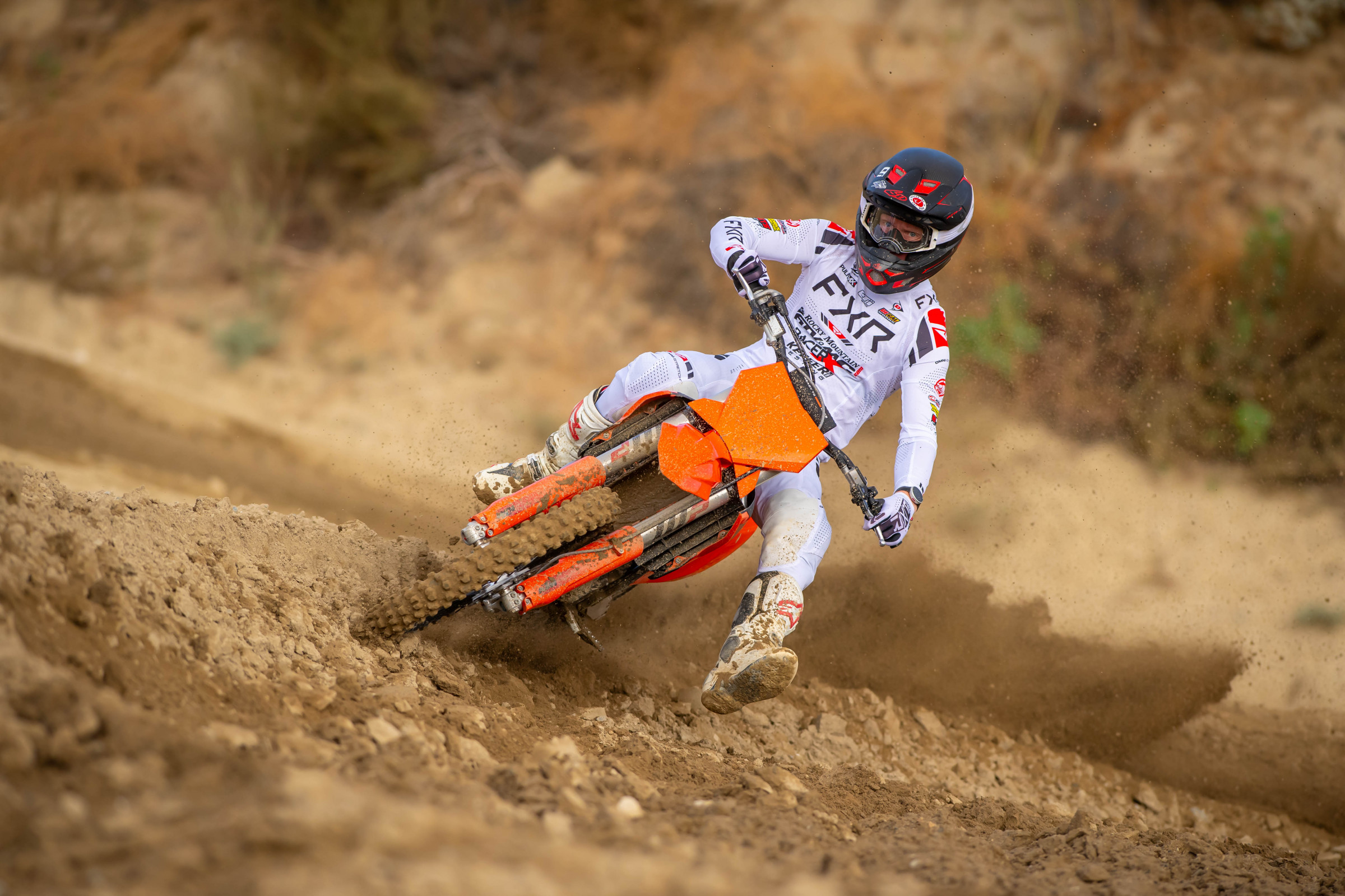 Kris Keefer on the 2025 KTM 350 SX-F.