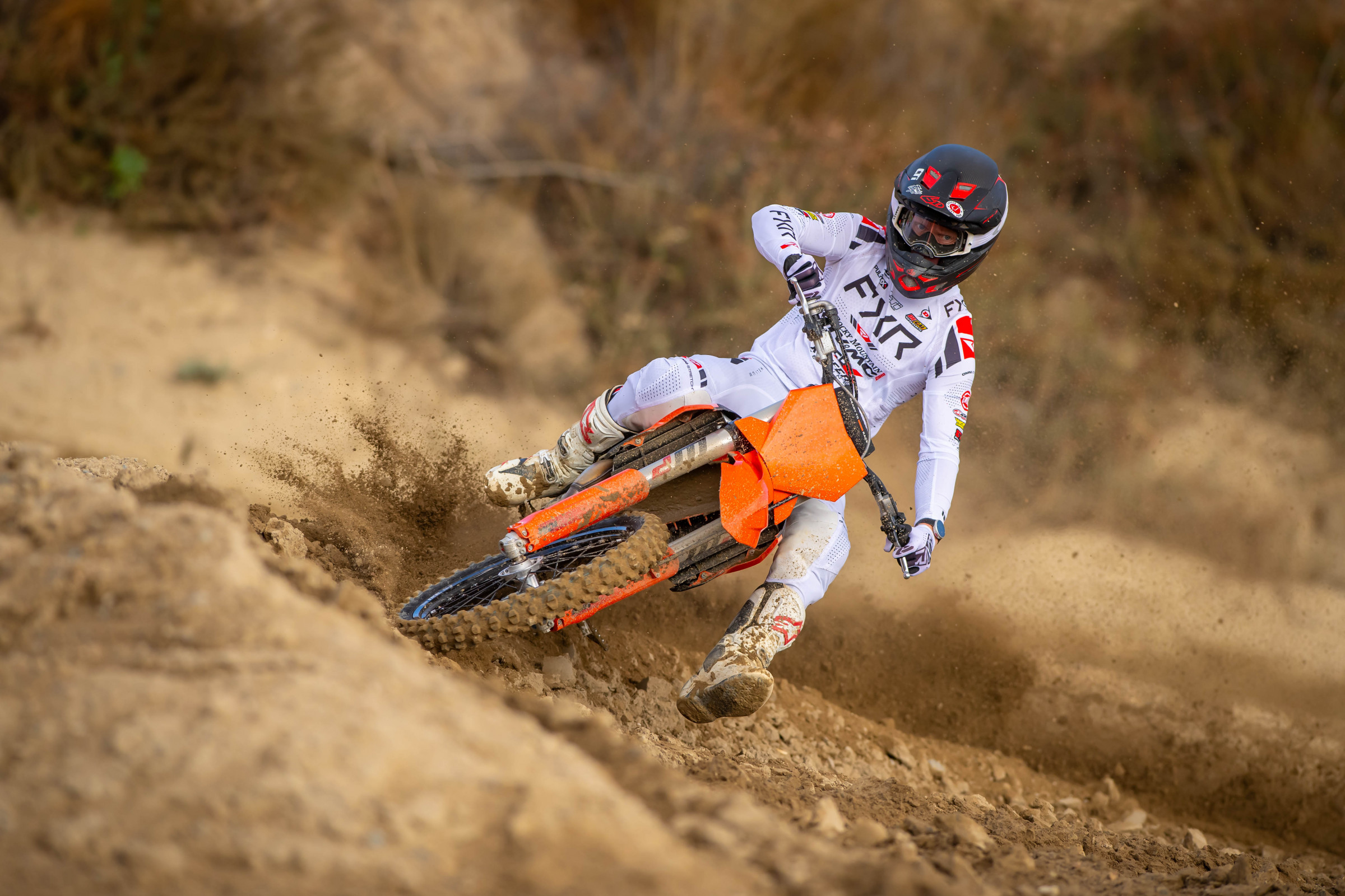 Kris Keefer on the 2025 KTM 350 SX-F.
