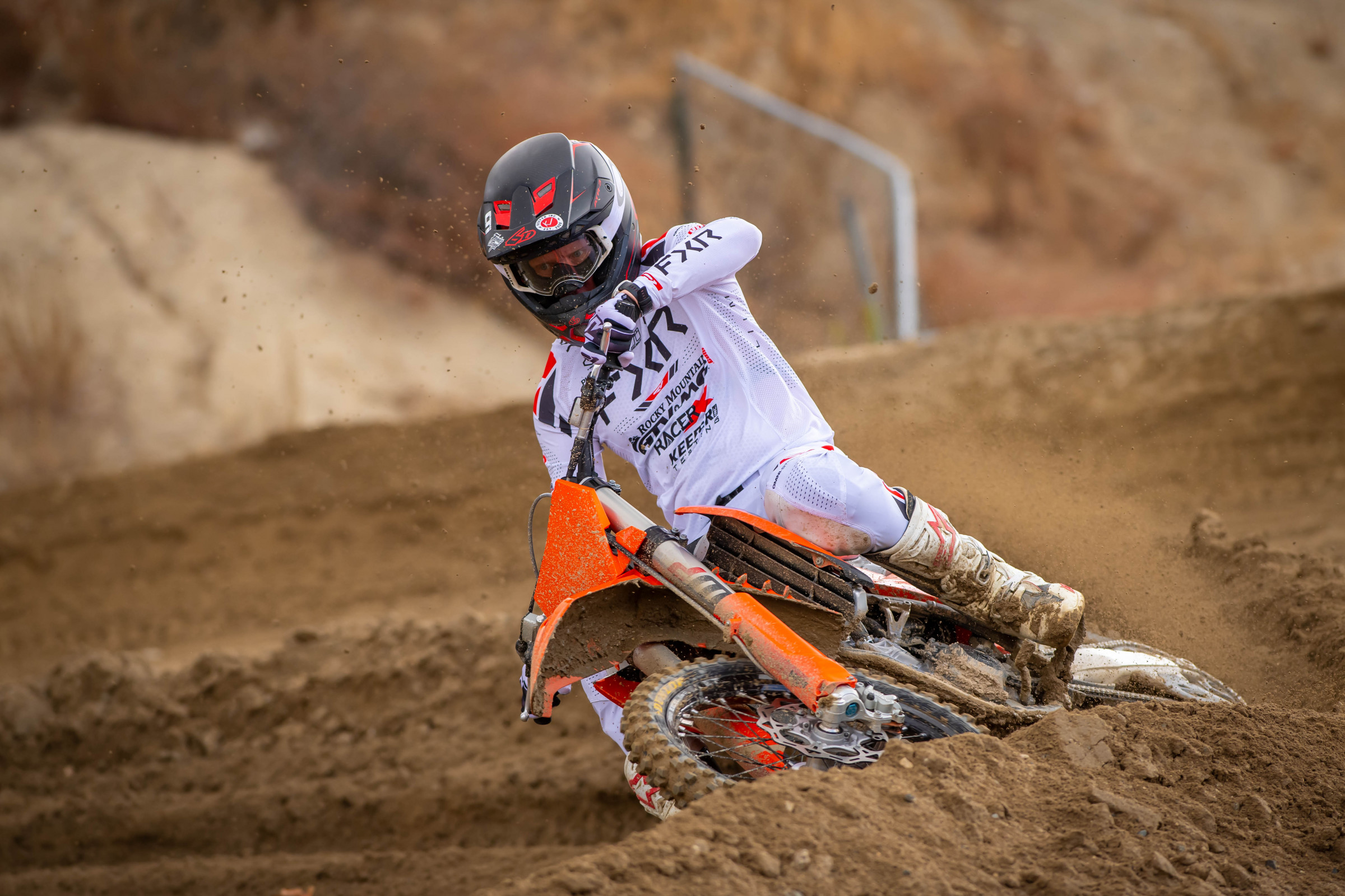 Kris Keefer on the 2025 KTM 350 SX-F.