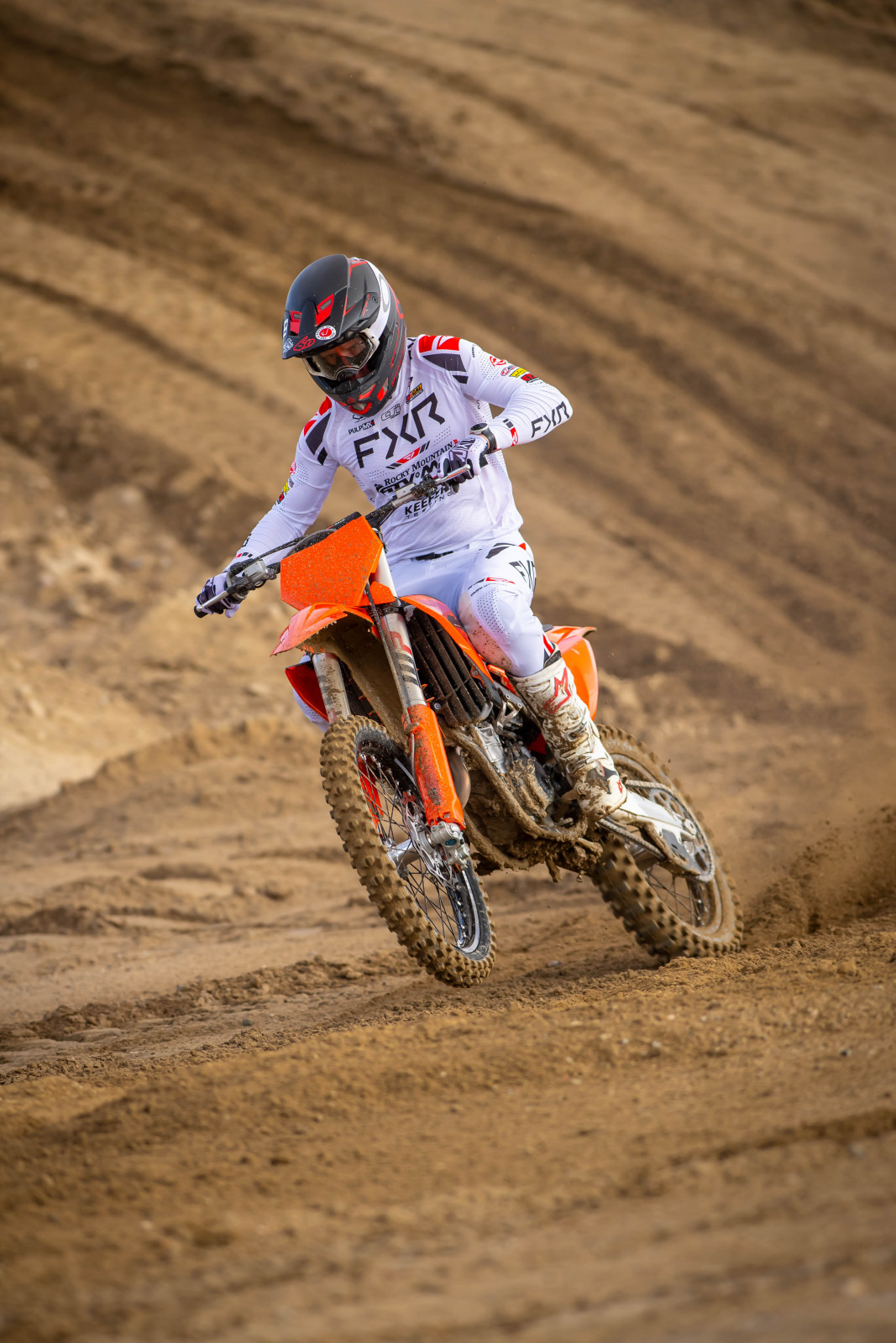 Kris Keefer on the 2025 KTM 350 SX-F.
