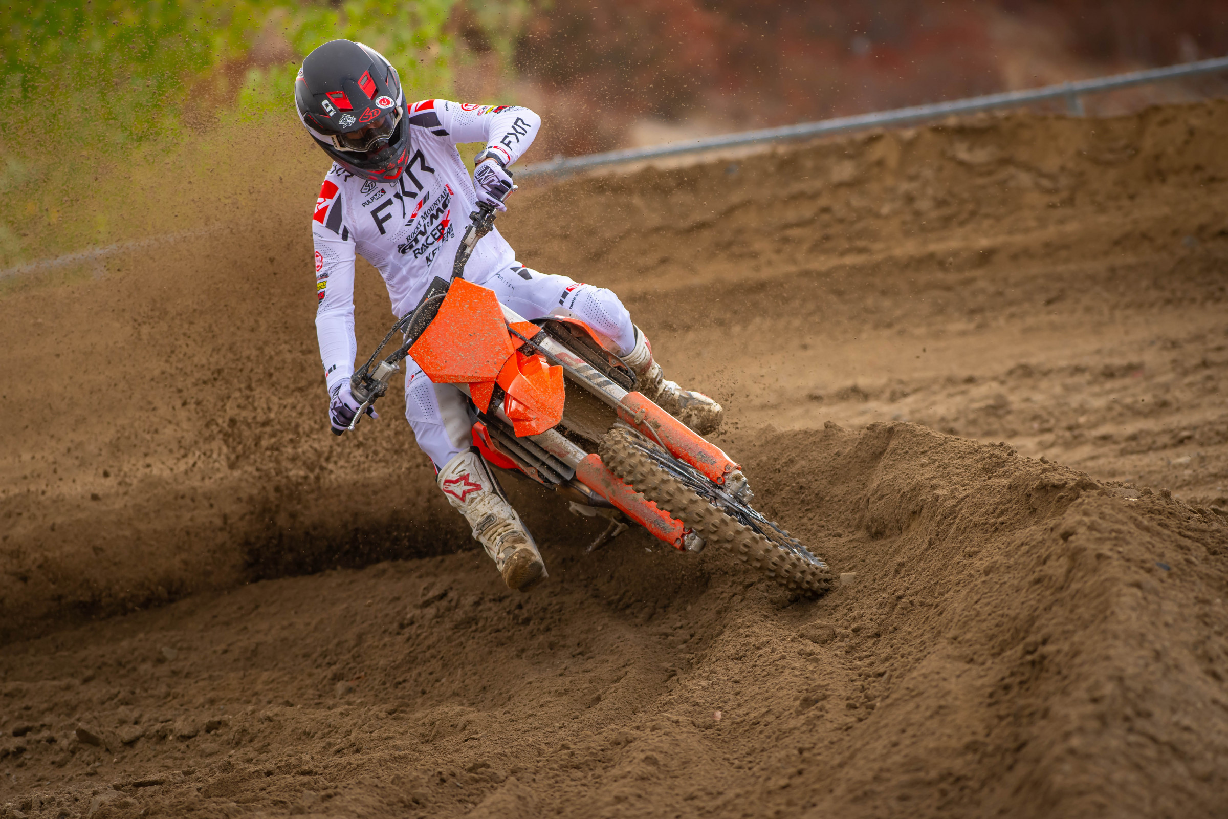 Kris Keefer on the 2025 KTM 350 SX-F.