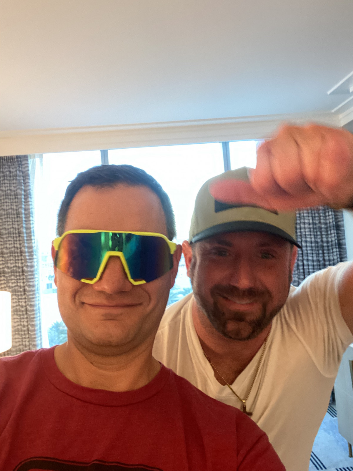 Weege with Beam. There are much worse photos than this but we're gonna be cool here.