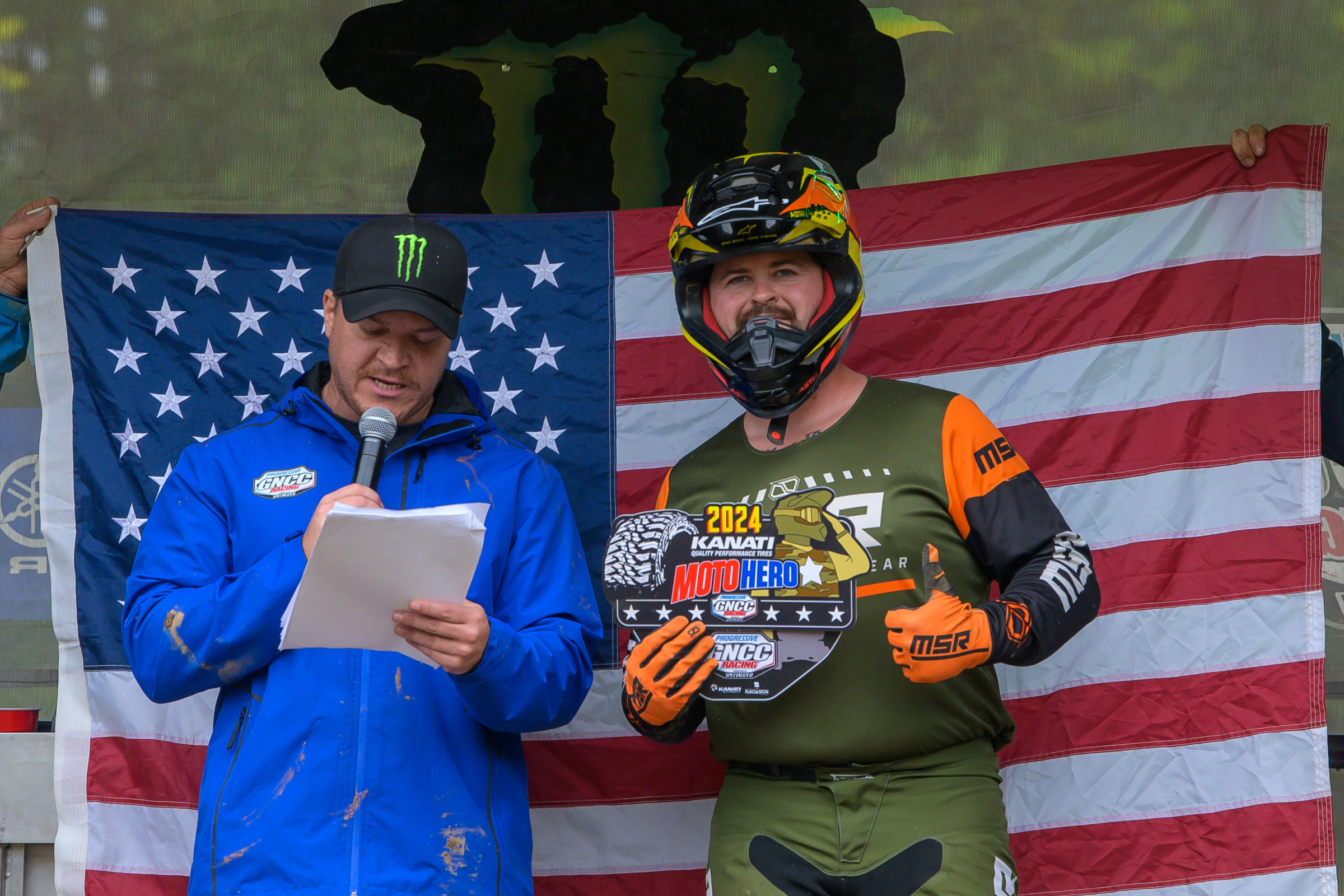 John Romanyak Jr. was honored as the AMSOIL Moto Hero in his home state of Ohio.