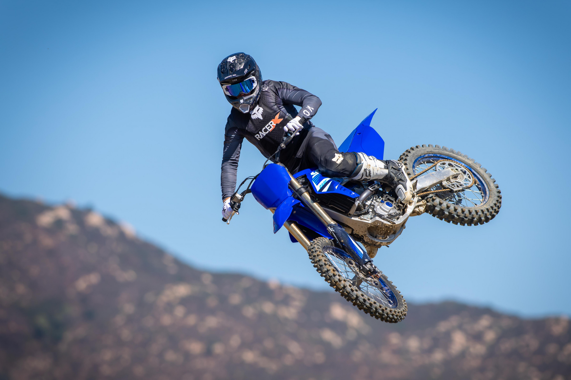 Kenny Day on the 2025 Yamaha YZ250F.
