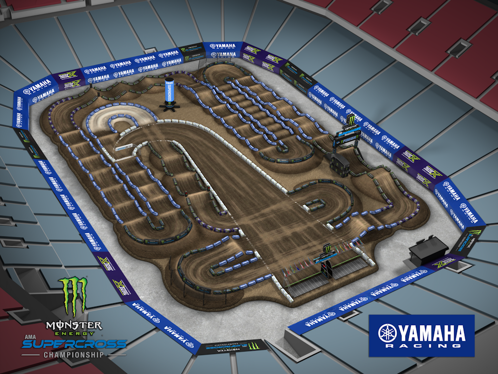 Watch: San Diego Supercross Track Map Video thumbnail