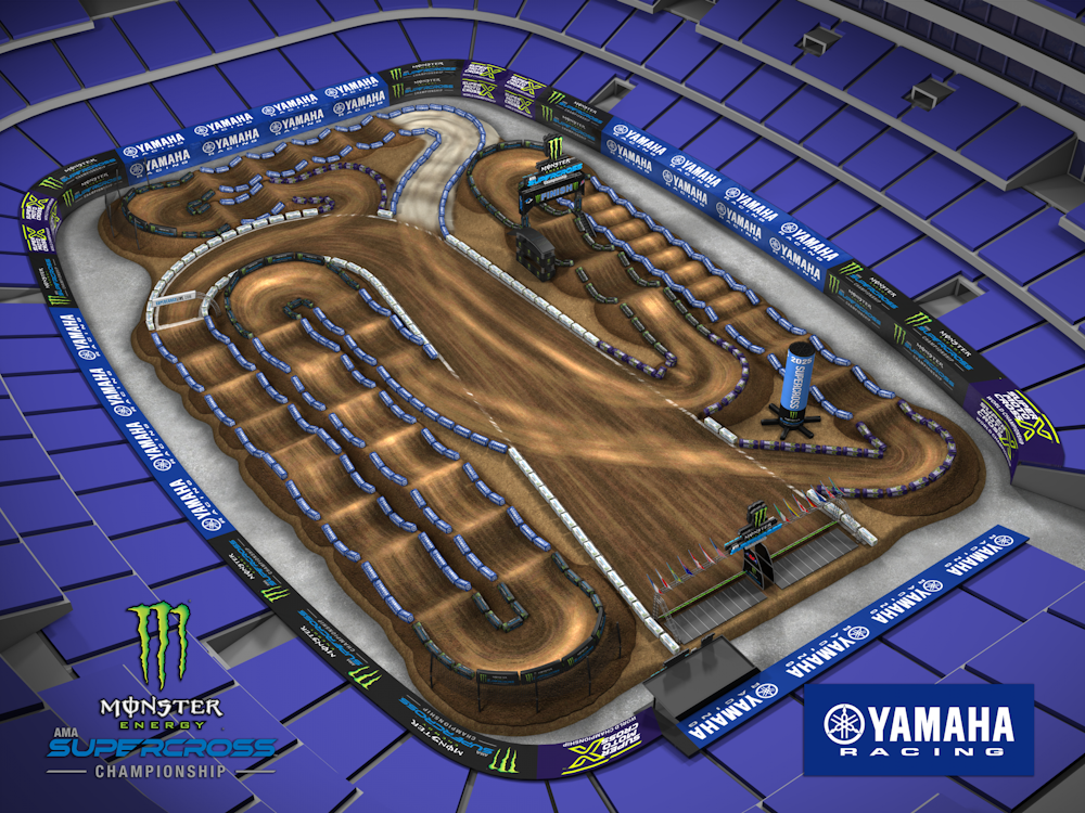 Watch: Arlington Supercross Track Map Video