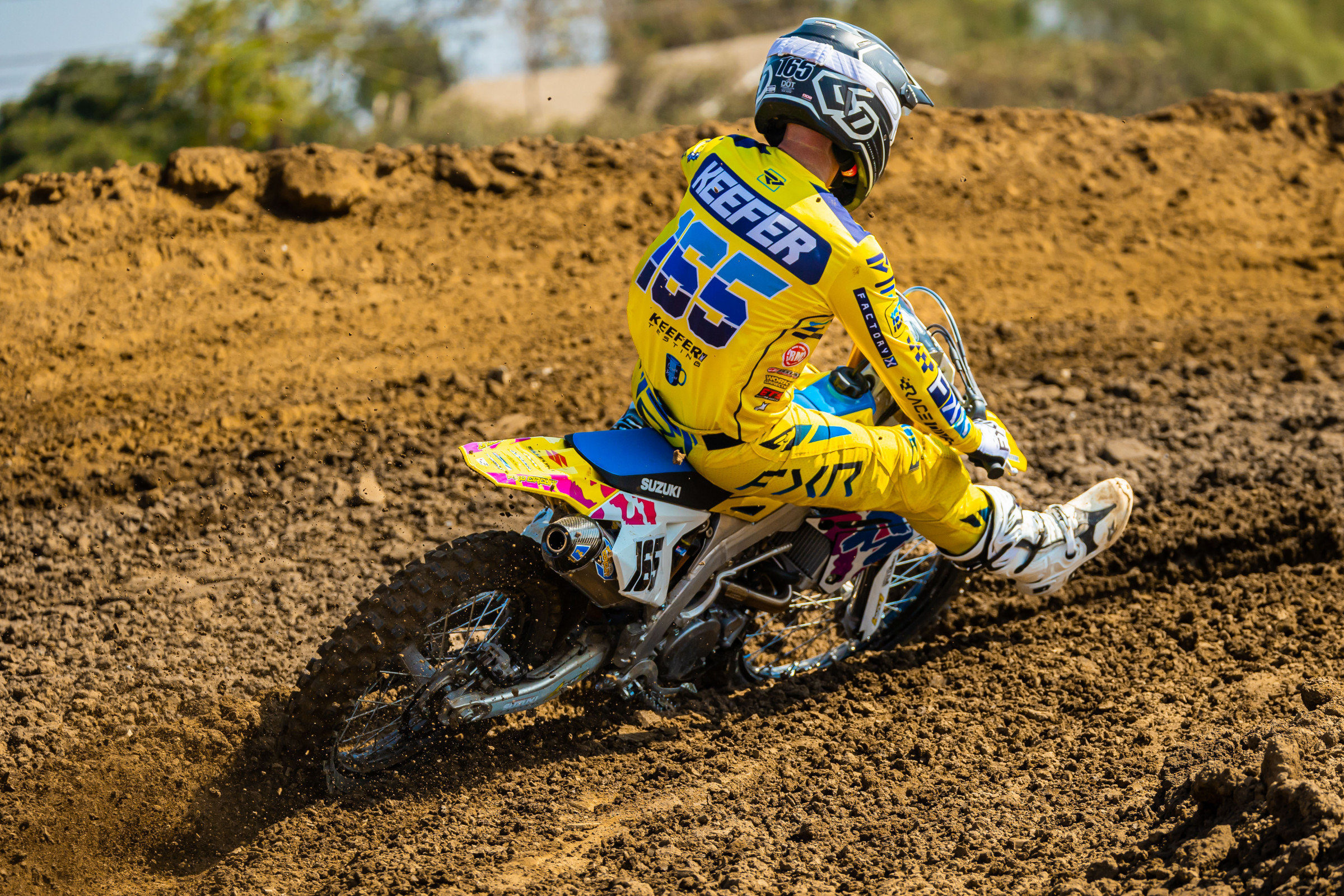 Kris Keefer on the 2025 Suzuki RM-Z450.
