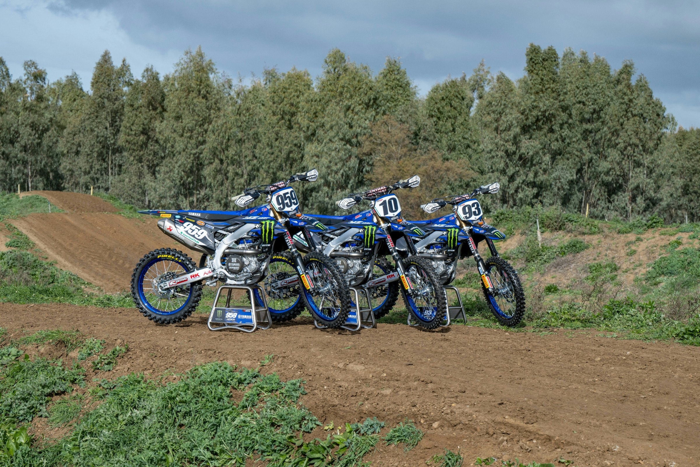 Trio of Renaux, Vlaanderen, and Geerts Return as 2025 Monster Energy Yamaha Factory MXGP Team Roster