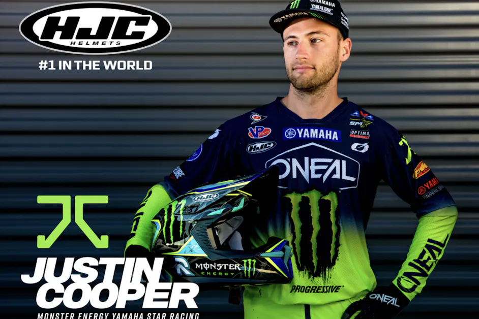 Justin Cooper Partners with HJC Helmets for 2025 SMX Season - Racer X
