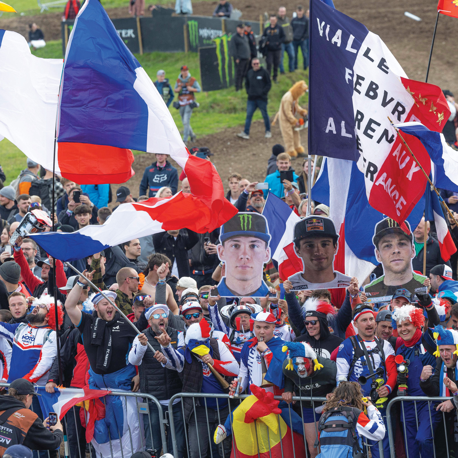 The French fans are among the most enthusiastic at every MXoN.