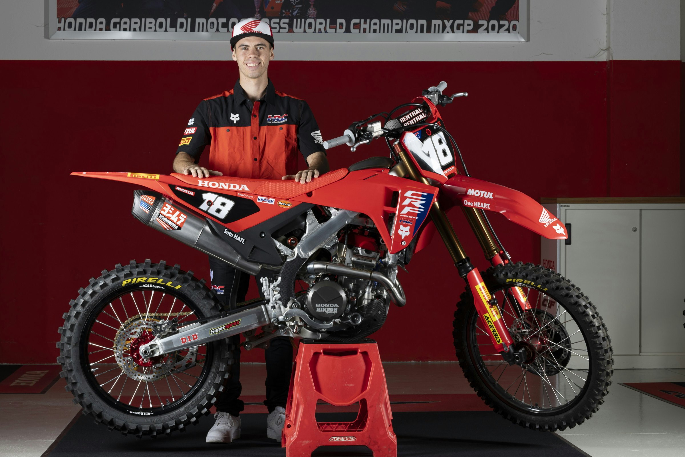 Italian Valerio Lata joins Team HRC MX2 Roster for 2025