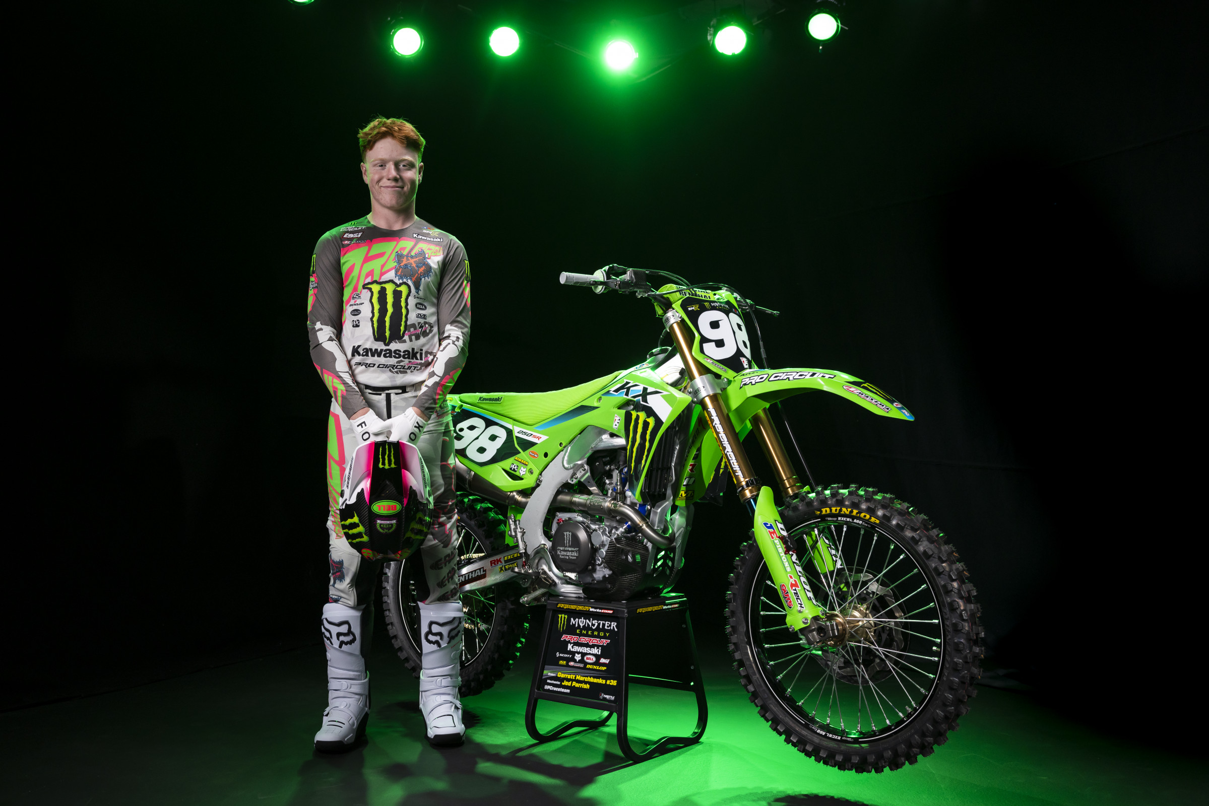 Who is #98 for Pro Circuit Kawasaki? Drew Adams to Make SX Debut at