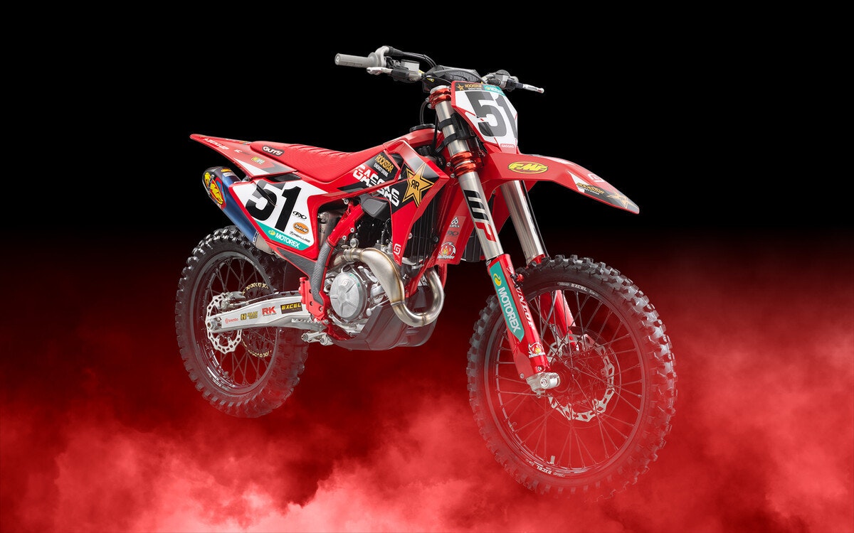 GasGas Releases New-Look MC 250F and MC 450F Factory Editions with Rockstar Energy Livery