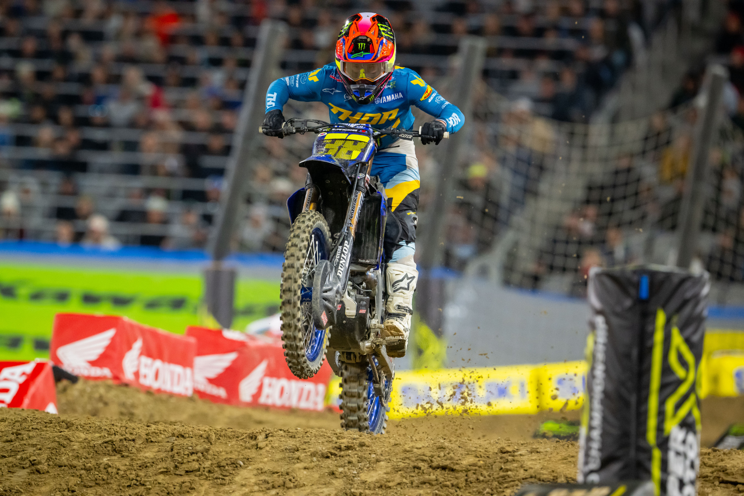 Deegan finished third in San Diego.