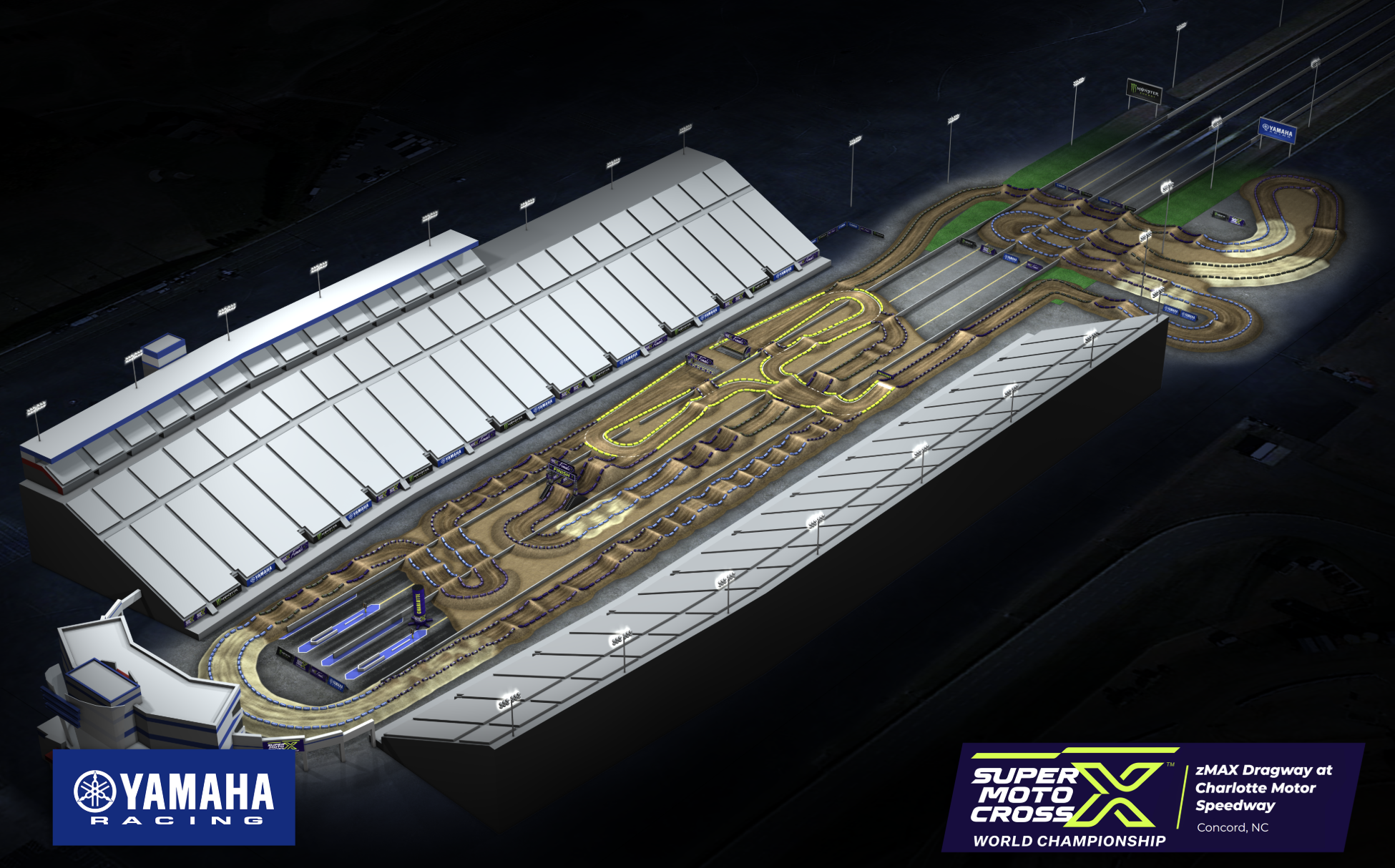 zMAX Dragway Track Map Custom designed track layout will see the return of a thrilling split lane start as showcased the past two years.