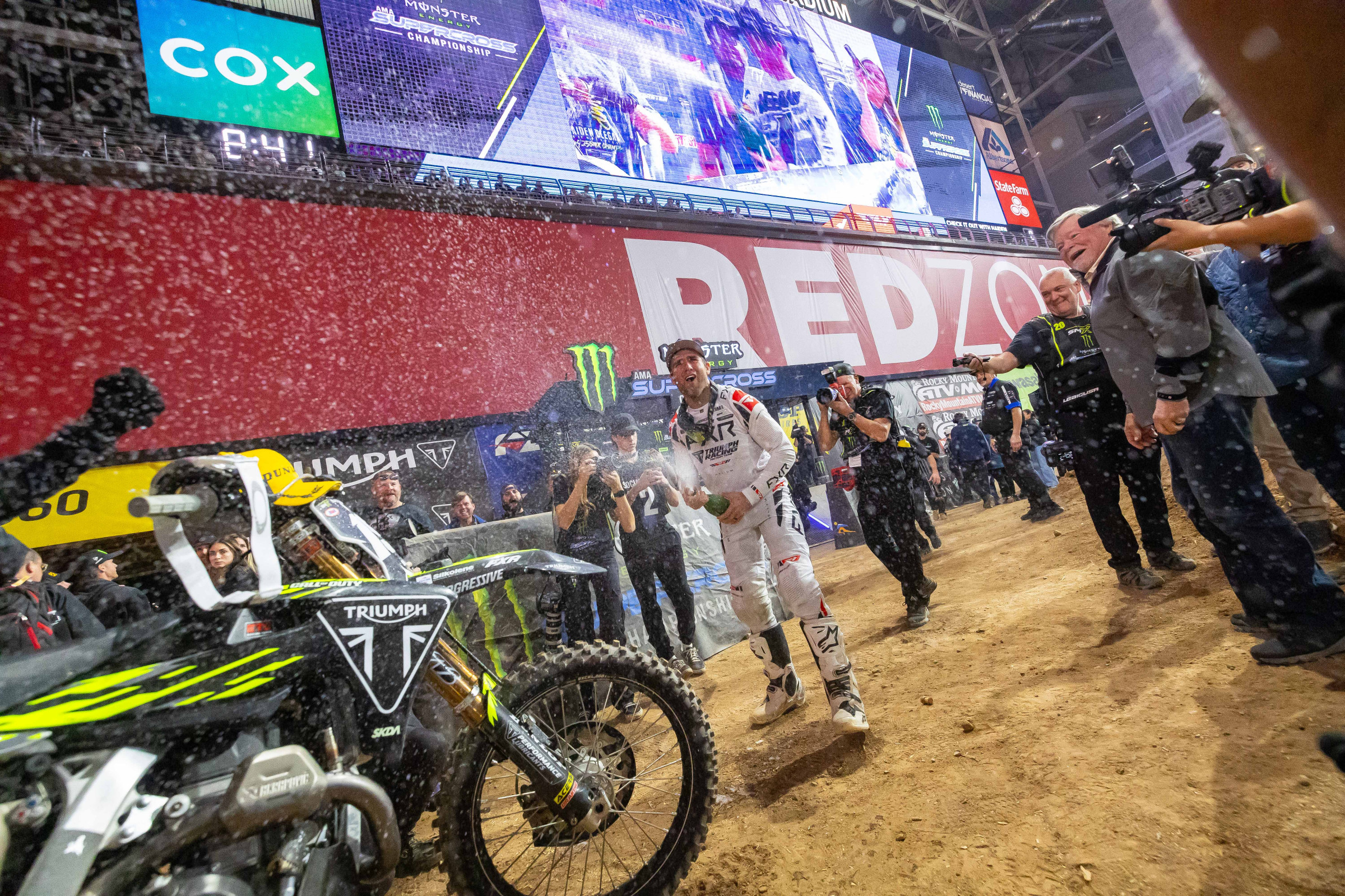 Jordon Smith Earns First Triumph 250SX Race Win at Glendale Jordon Smith Earns First Triumph 250SX Race Win at Glendale