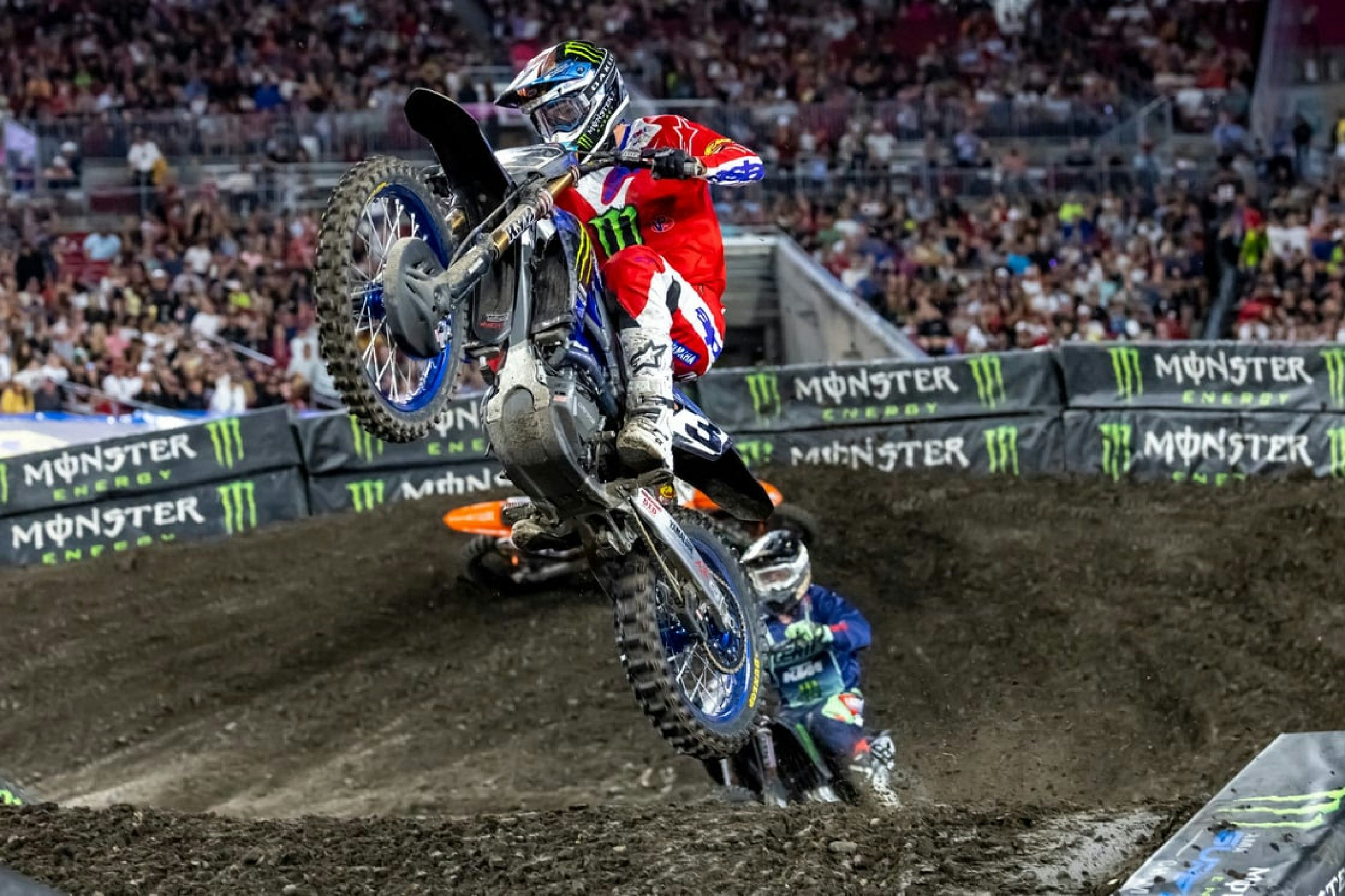 Eli Tomac Raced with a Broken Fibula, Out for Detroit