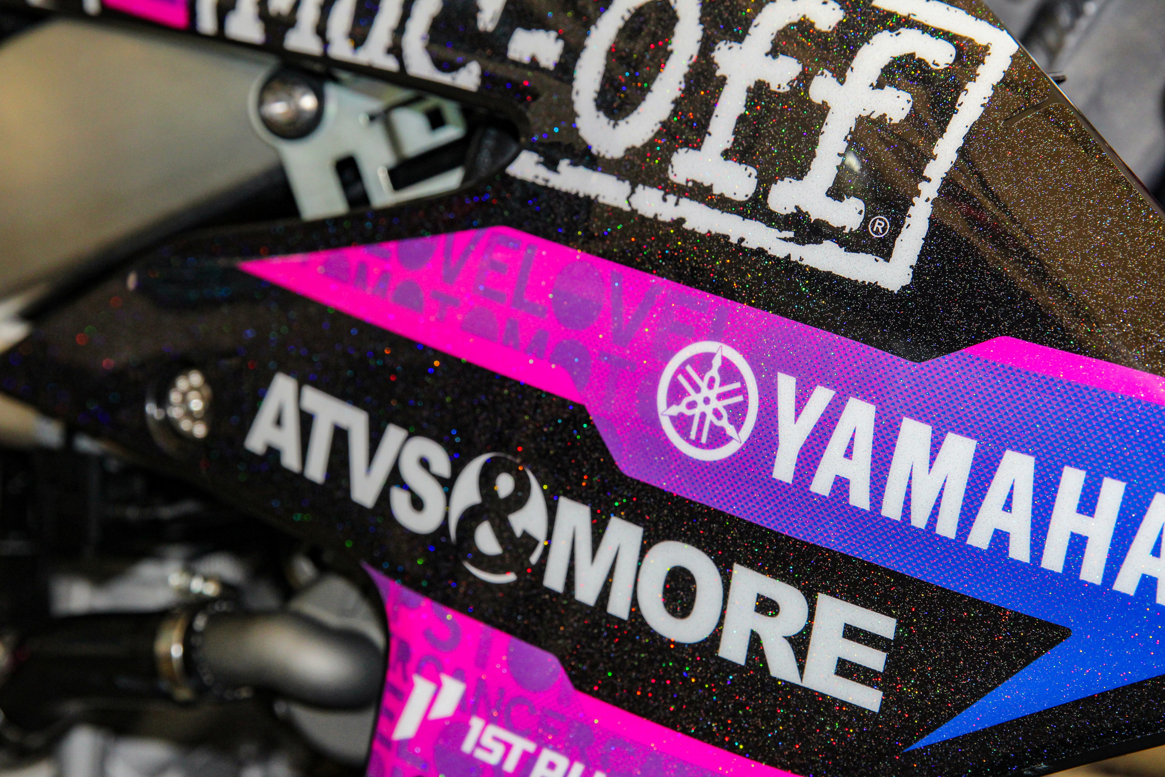 Jett Reynolds' Yamaha YZ250F with St. Jude Love Moto Stop Cancer graphics.