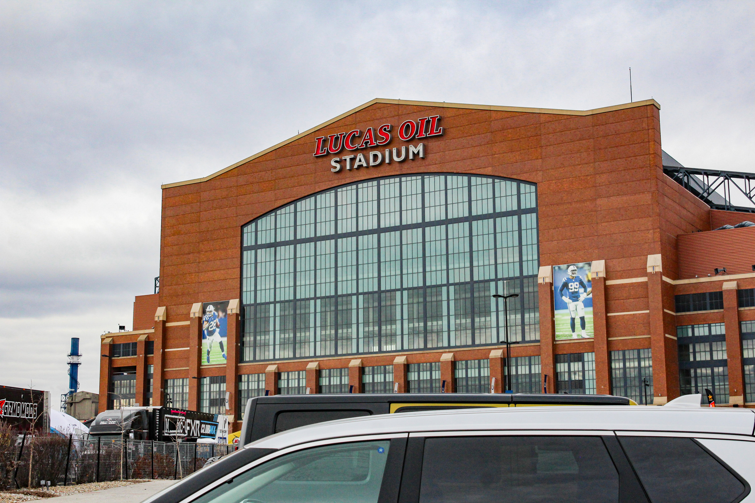 Lucas Oil Stadium.