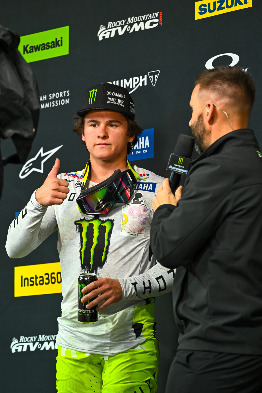 Haiden Deegan tops the 250SX West Division overall qualifying today.