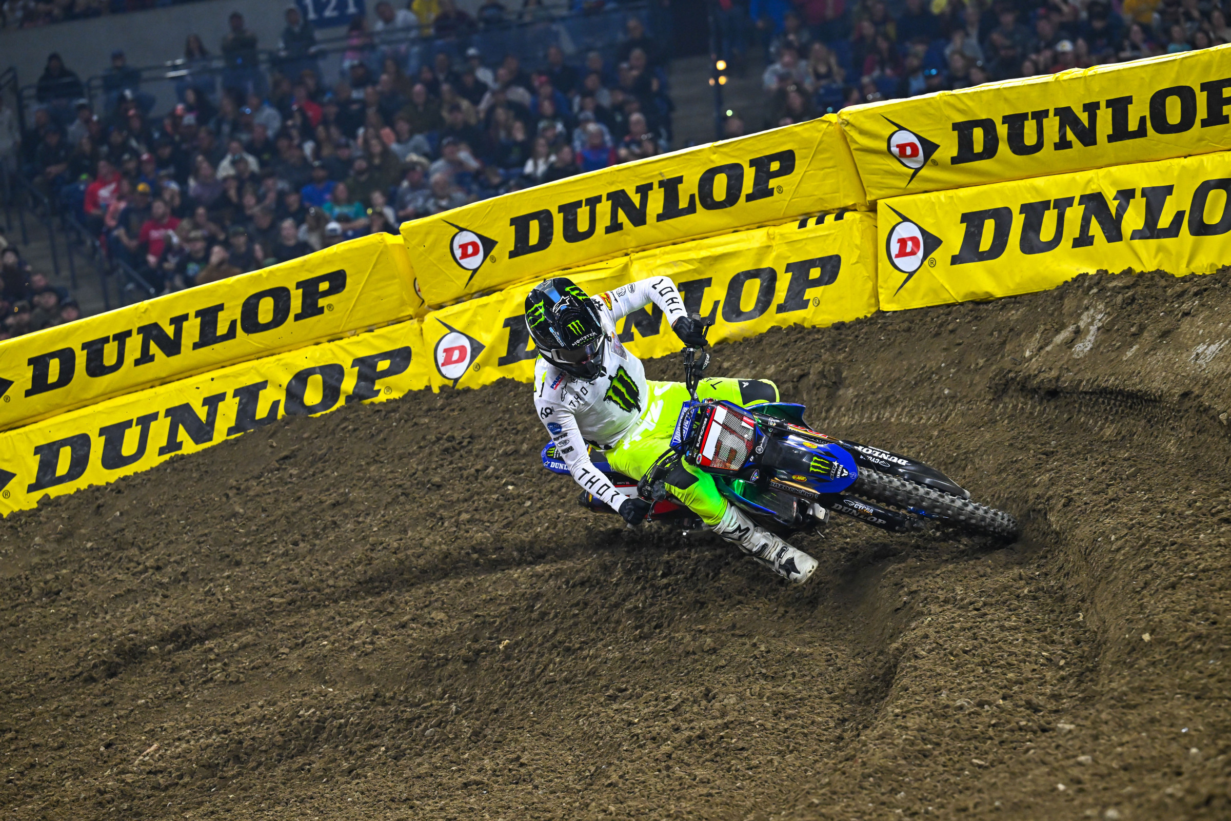 Max Anstie makes it a Monster Energy Yamaha Star Racing sweep in the 250SX heats!