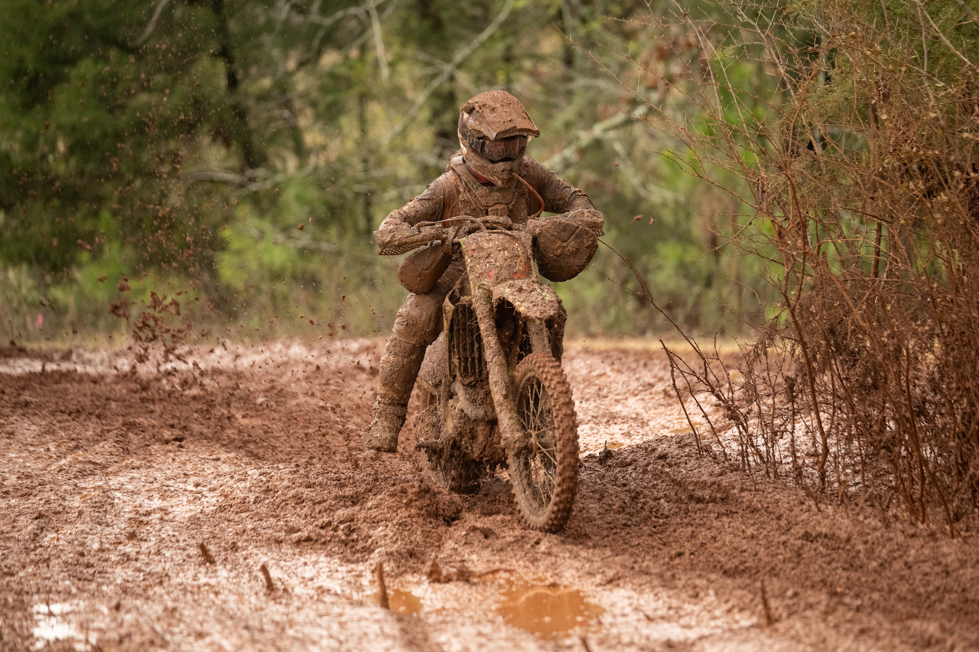 Baylor Heavy in some heavy mud.