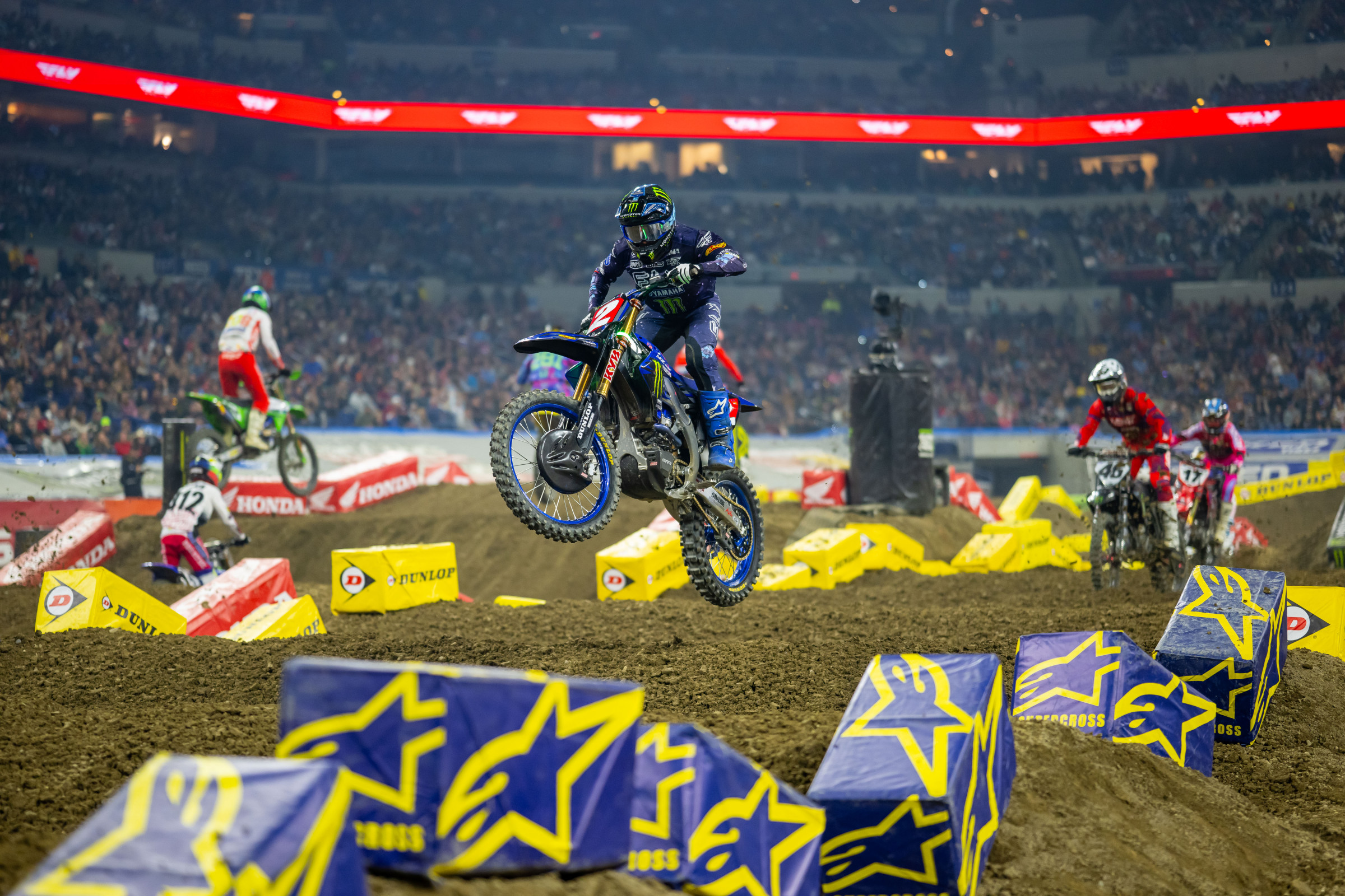 Webb had a jump line through the whoops that was worked out well for him in Indianapolis.