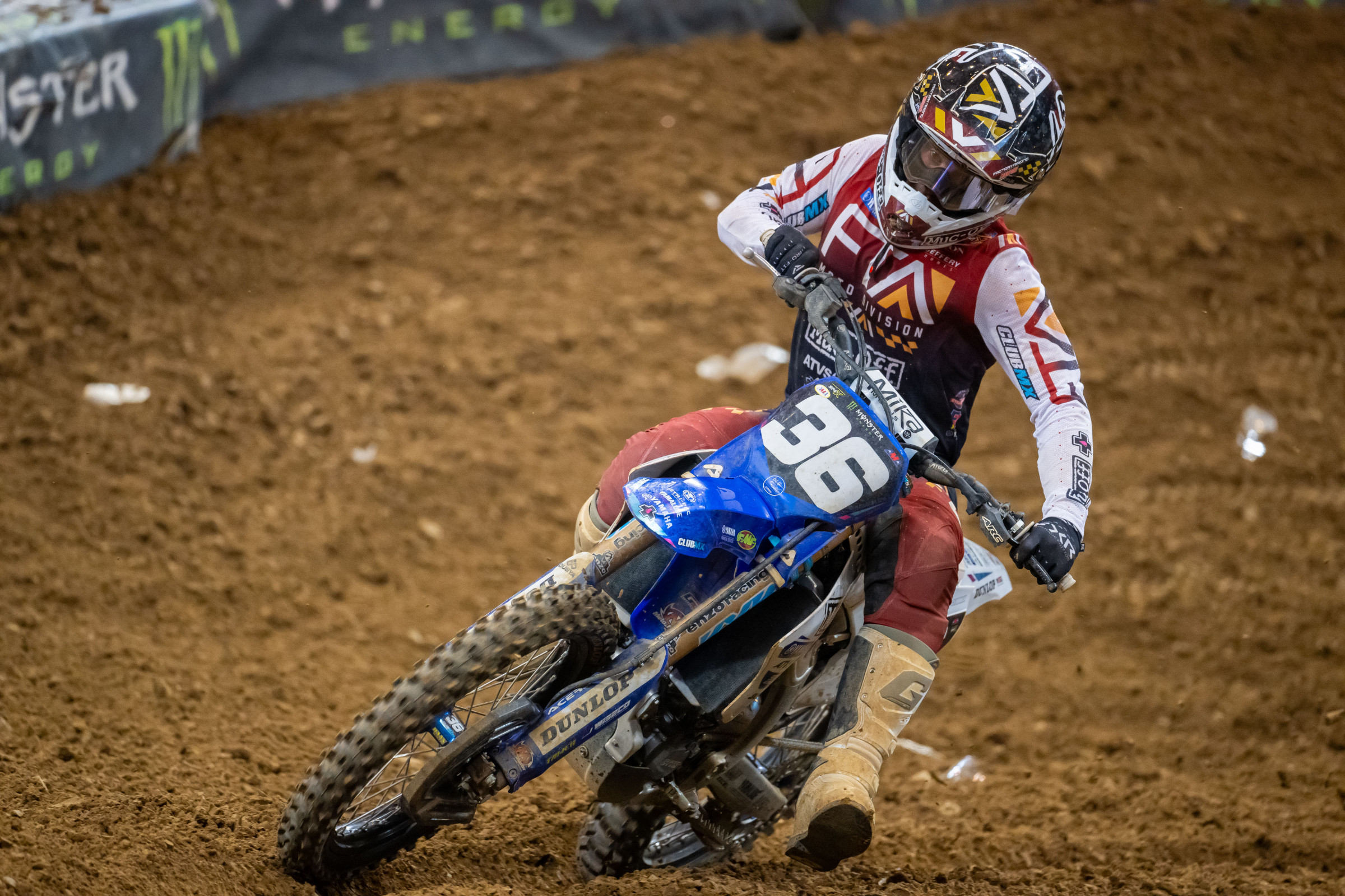 Nicoletti pondering the latest moto news while looking for a fast line.