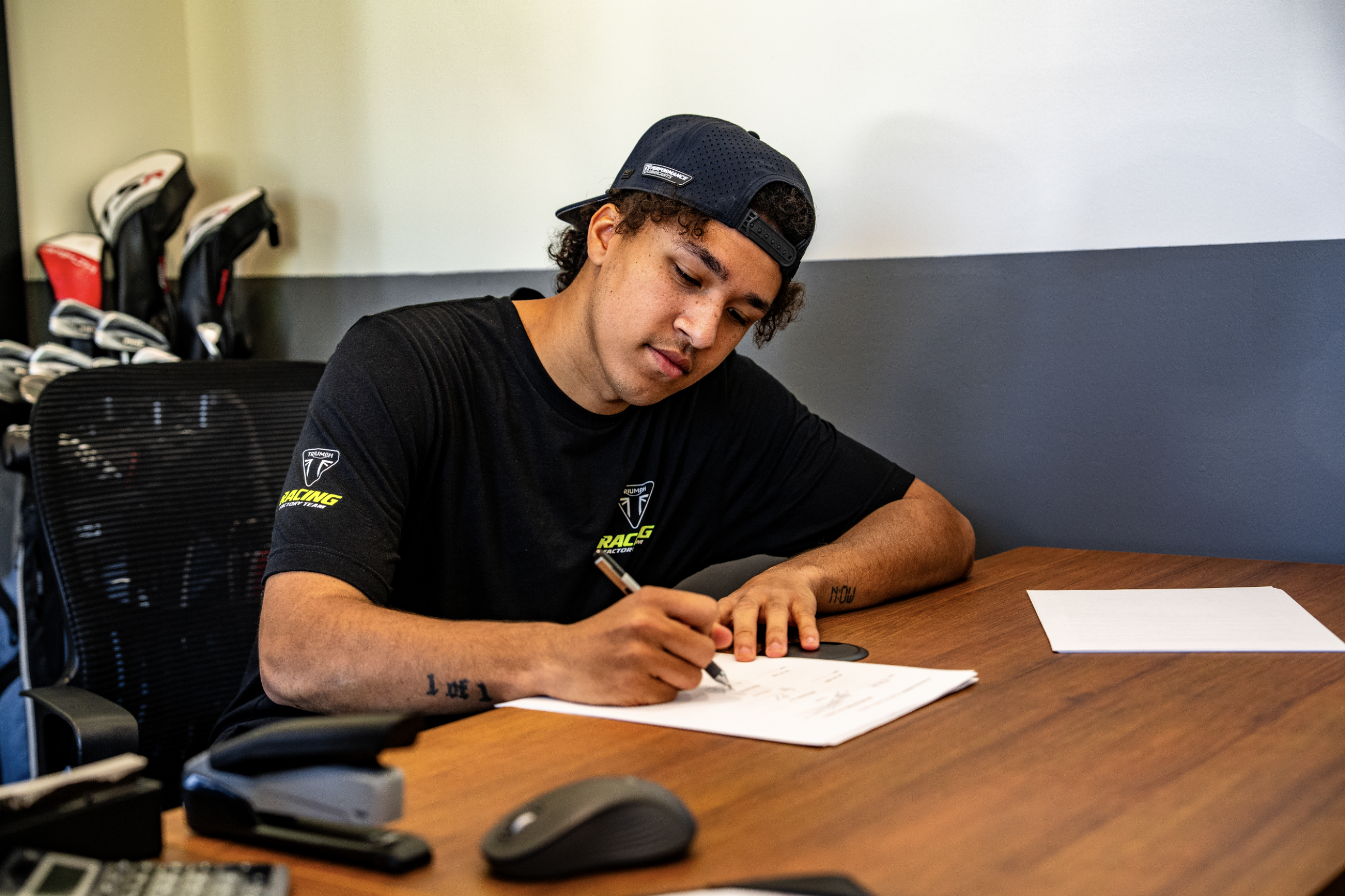 Triumph Factory Racing Announces Contract Extension with Jalek Swoll Through 2026