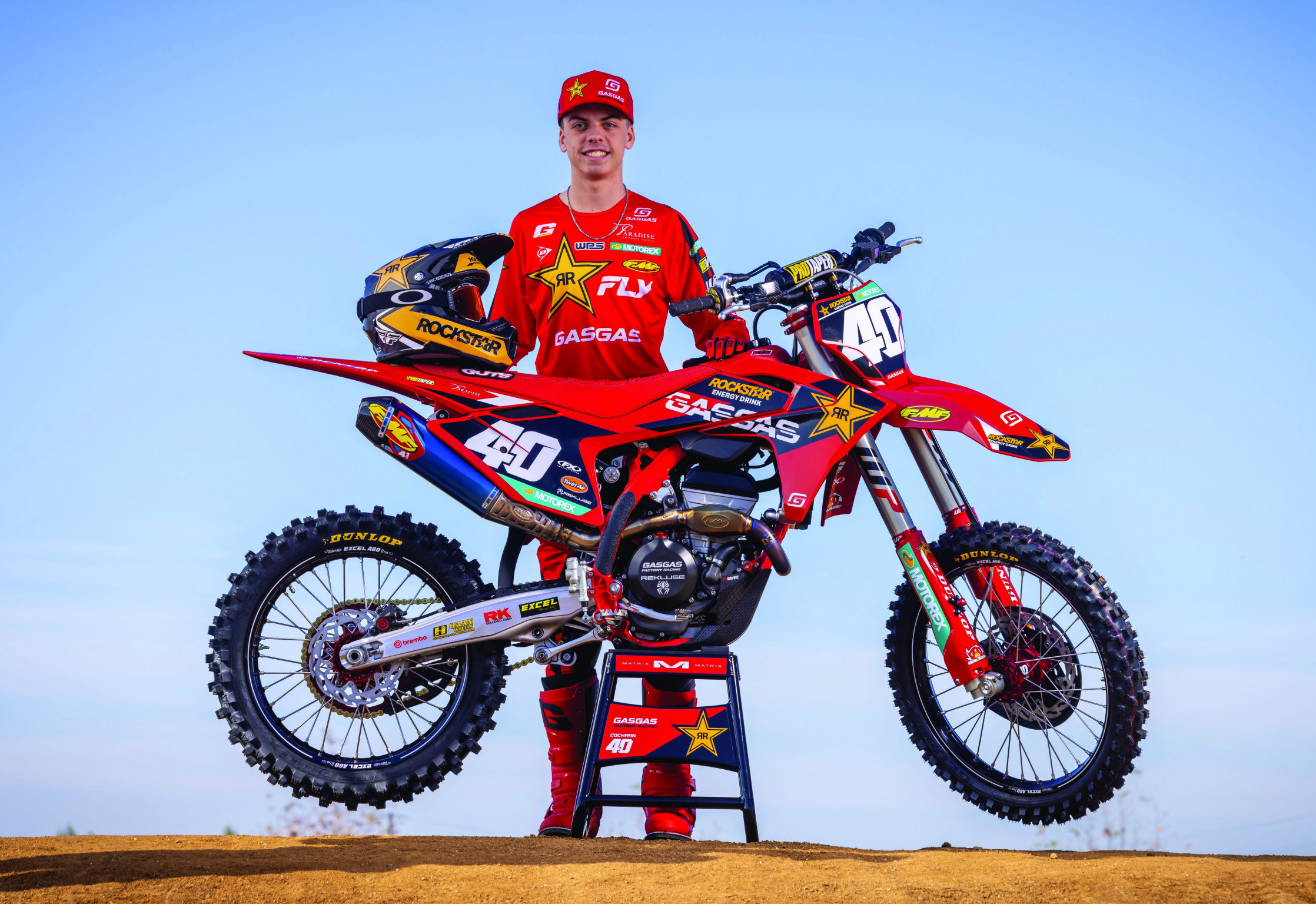 Casey Cochran has been released to ride following an off-season leg injury.