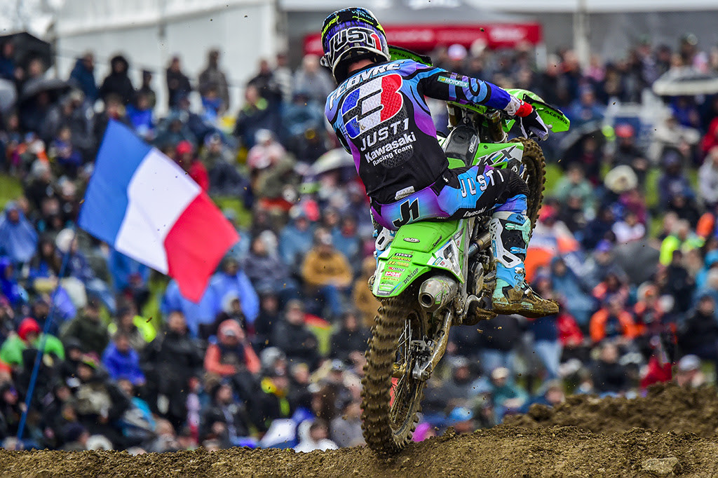 The French fans wanted a win from Febvre, he took second.