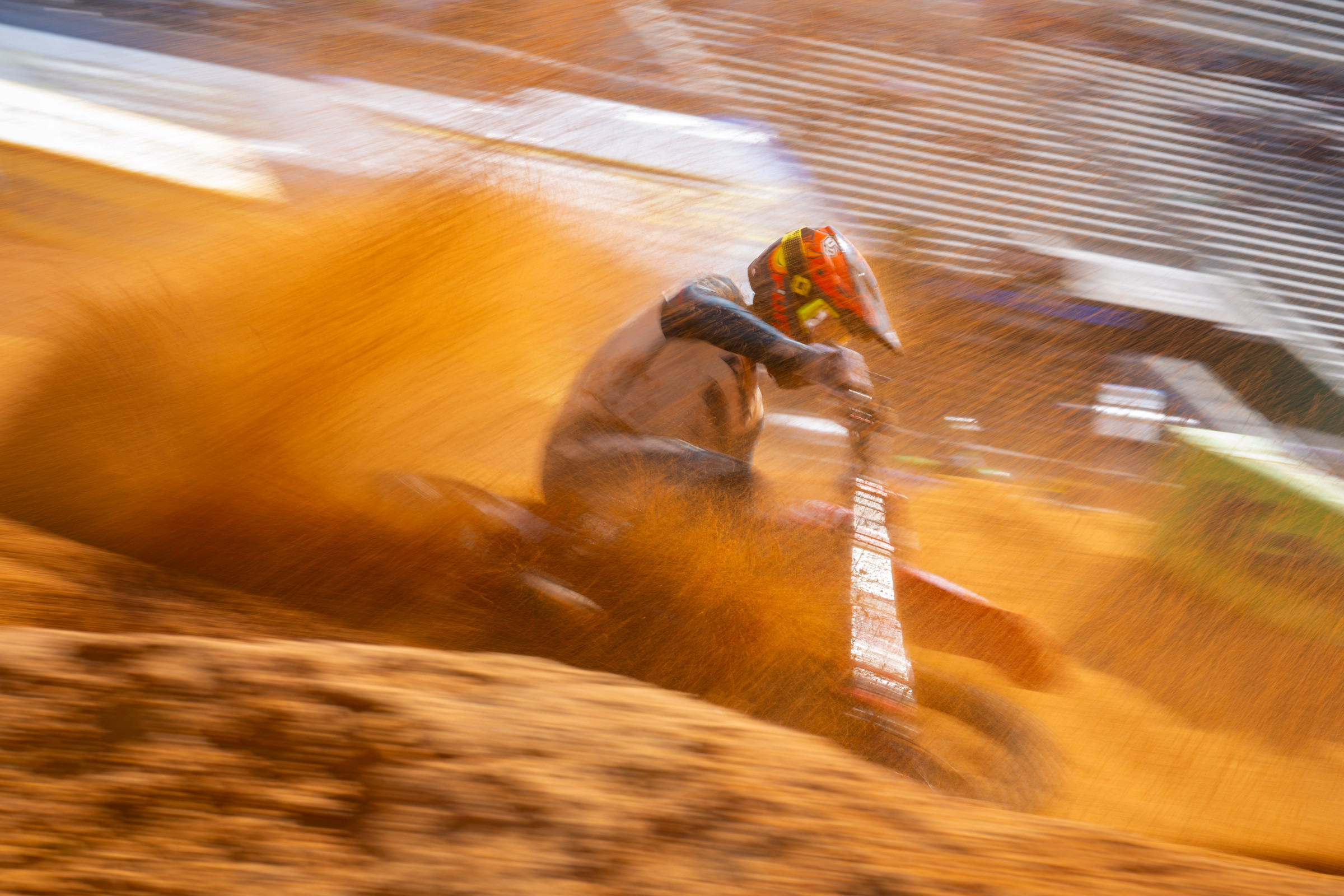 The sand section in Birmingham was one of the most unique of the season so far.