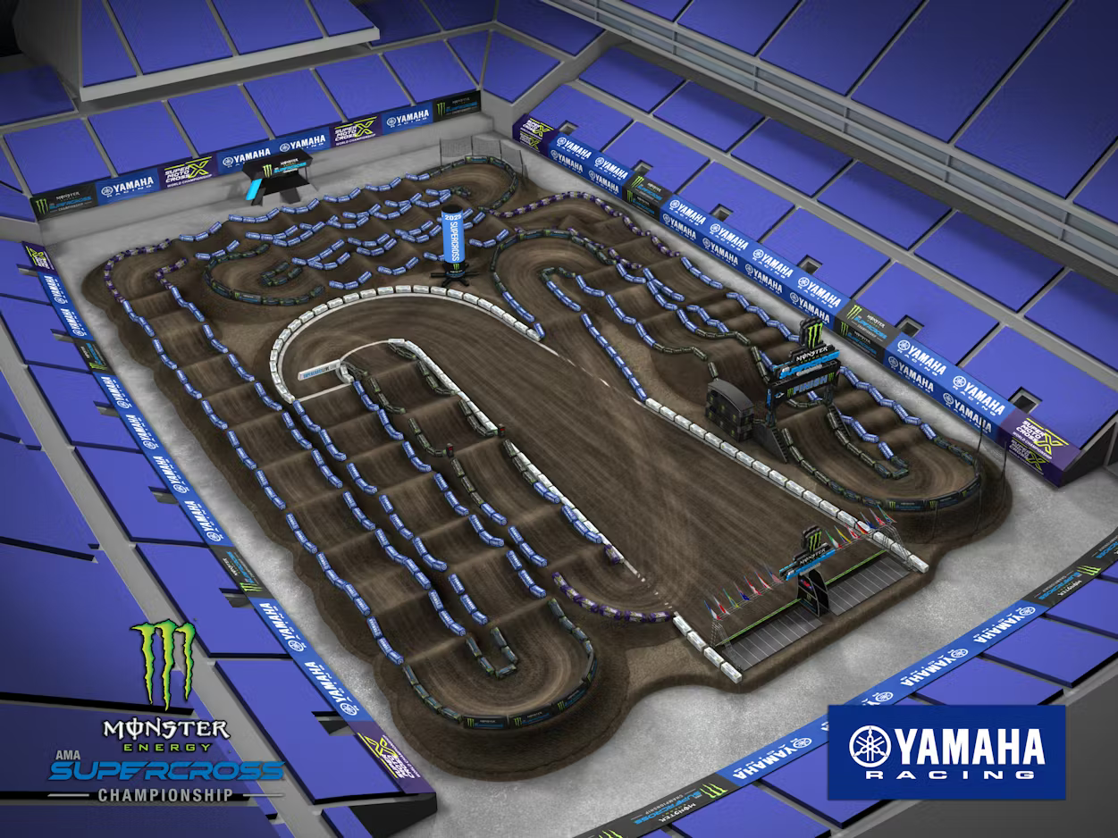 This is what the track was originally supposed to look like in Seattle.