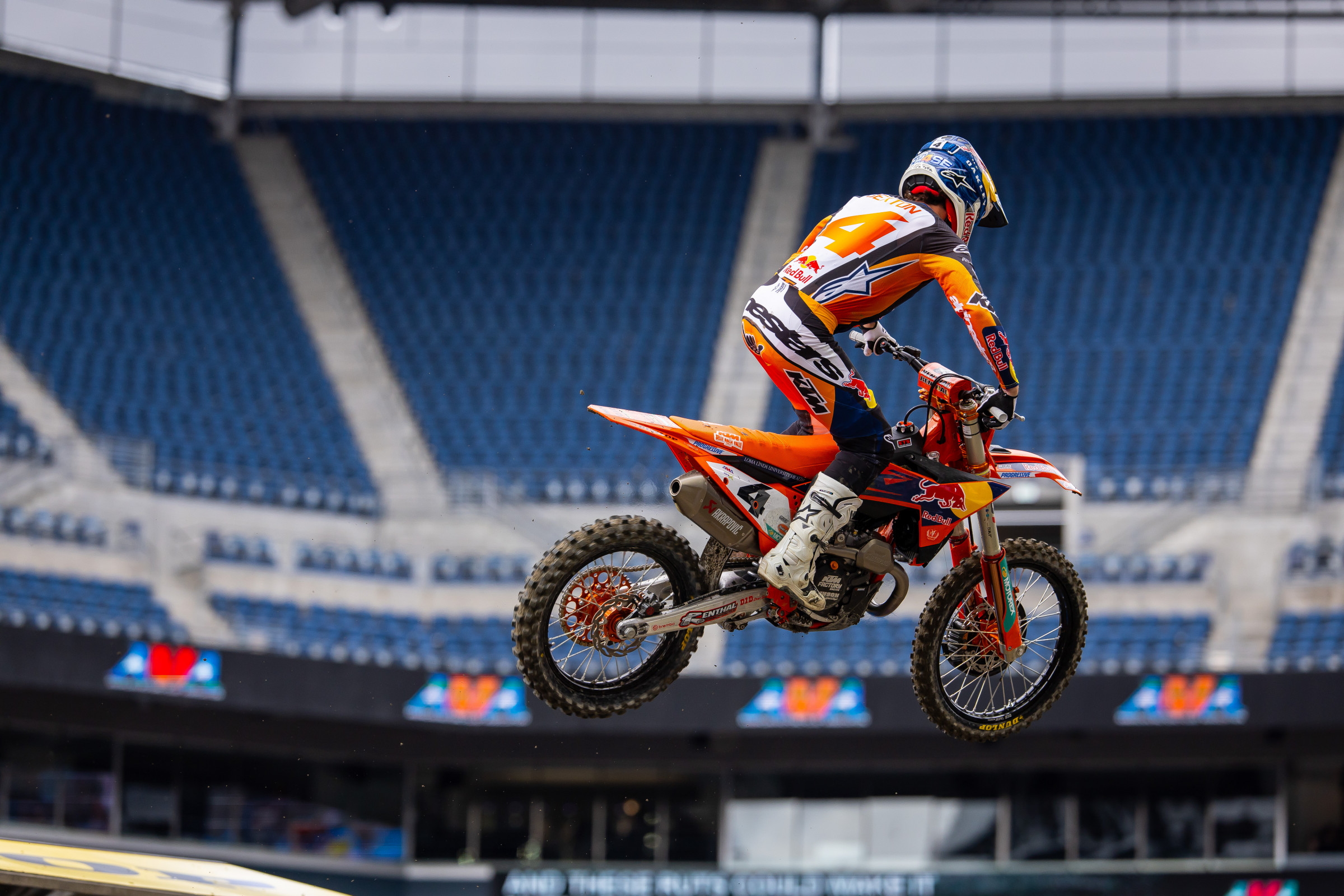 Chase Sexton was a bit off his normal pace in the first 450SX qualifier.